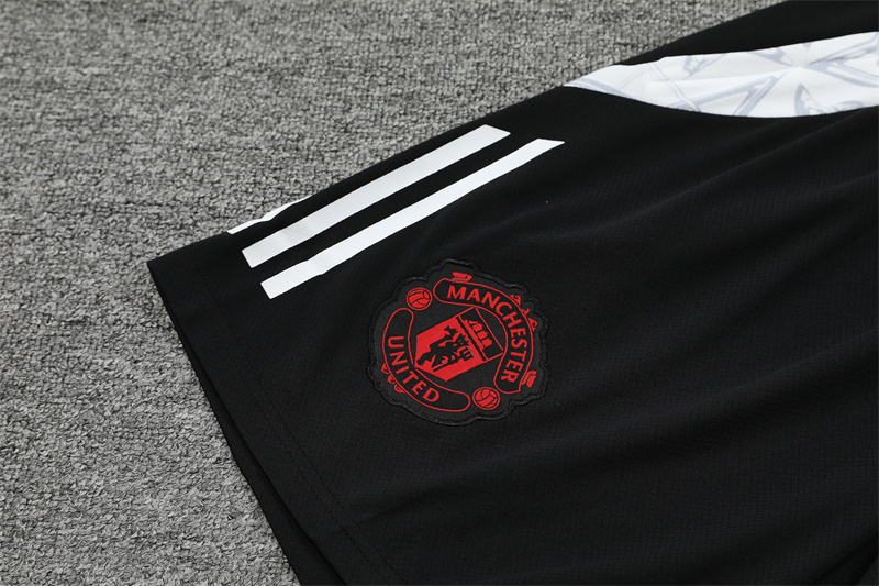 24-25 Manchester United Red Short Sleeve Training Suit/ 24-25 曼联红色短袖训练服