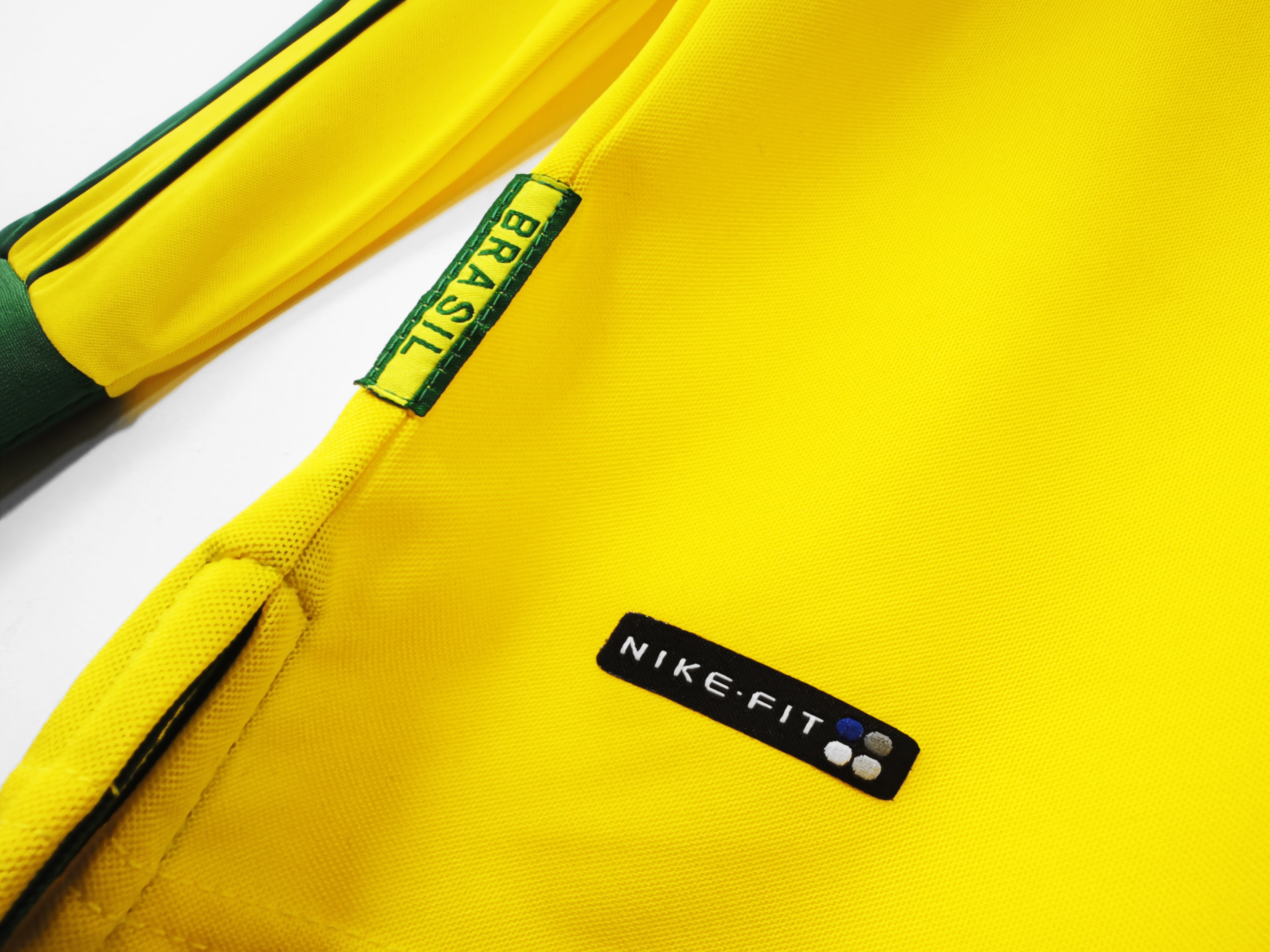 1998 Brazil Home Retro Long Sleeve Jersey/1998巴西主场长袖