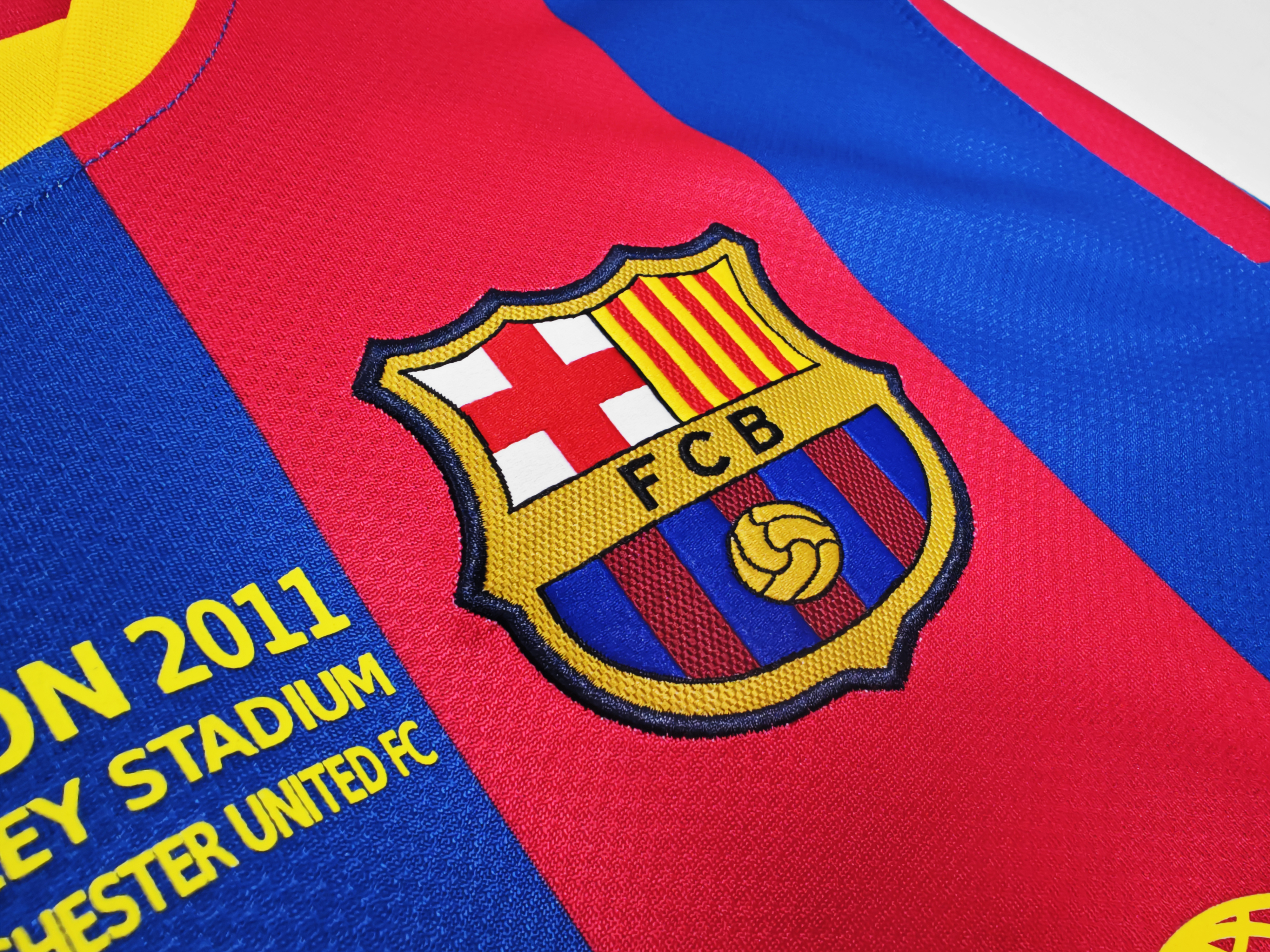 10-11 Barcelona Champions League Home Long Sleeve Retro Jersey/10-11巴萨主场长袖,欧冠版