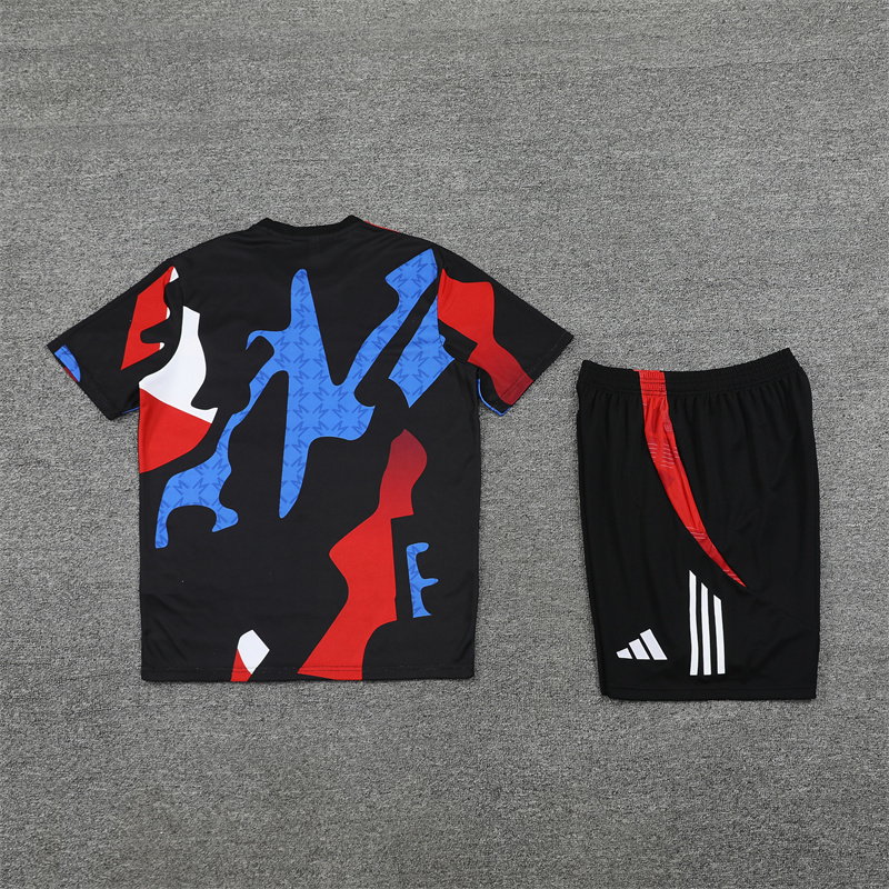 24-25 Manchester United Short Sleeve Training Suit/ 24-25 曼联短袖训练服