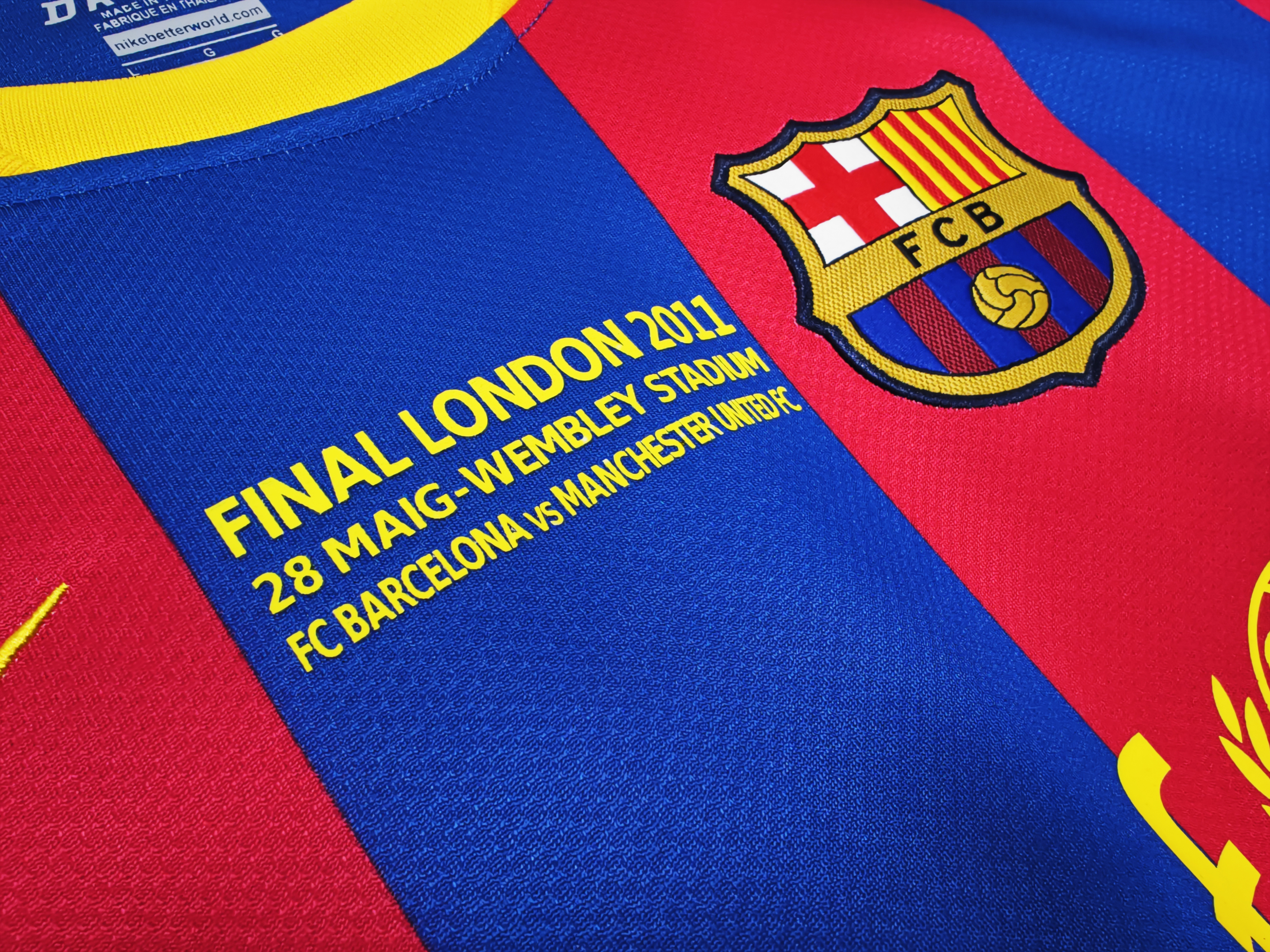 10-11 Barcelona Champions League Home Long Sleeve Retro Jersey/10-11巴萨主场长袖,欧冠版