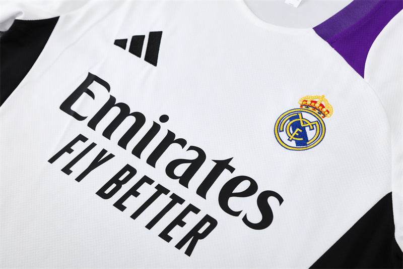 24-25 Real Madrid Short Sleeve Training Suit/ 24-25皇马短袖训练服