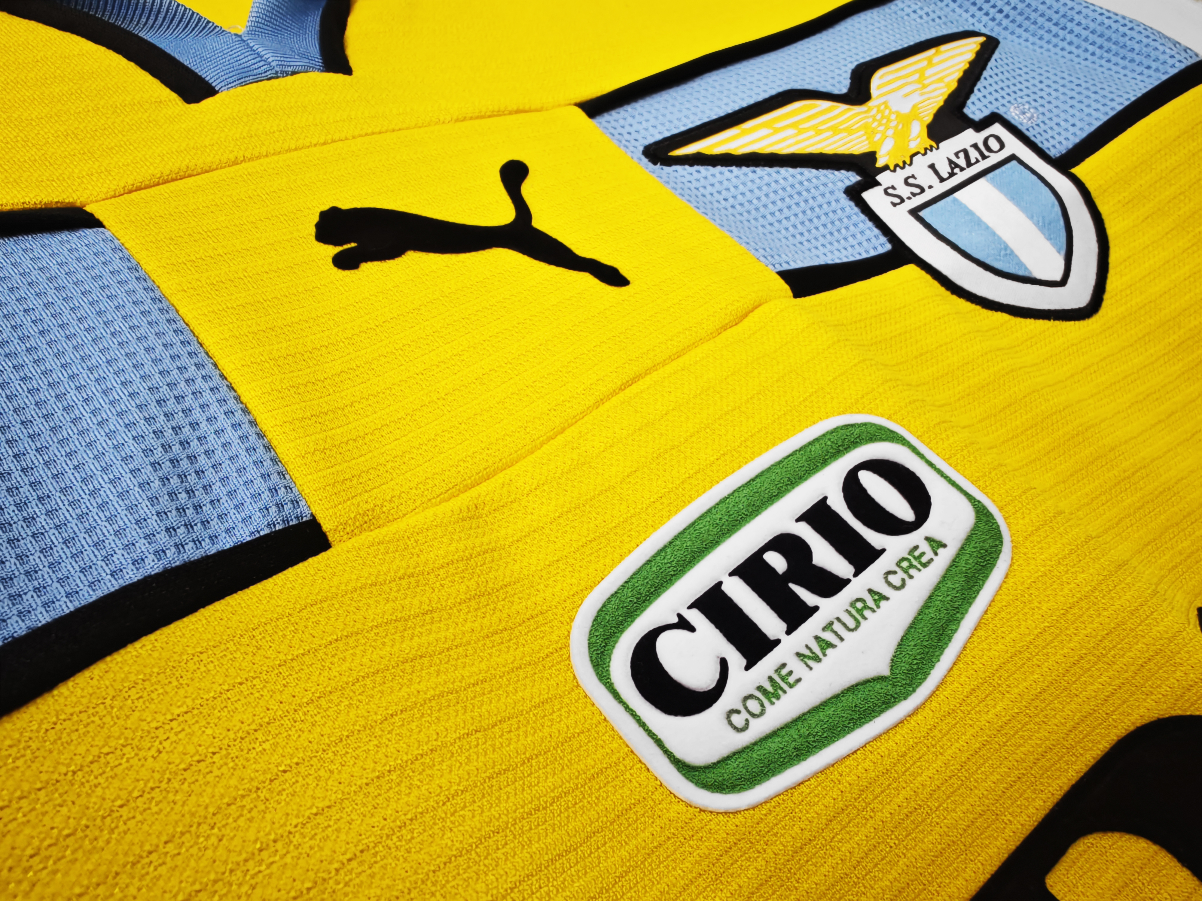 98-99 Lazio Yellow Retro Jersey/98-99拉齐奥黄色复古