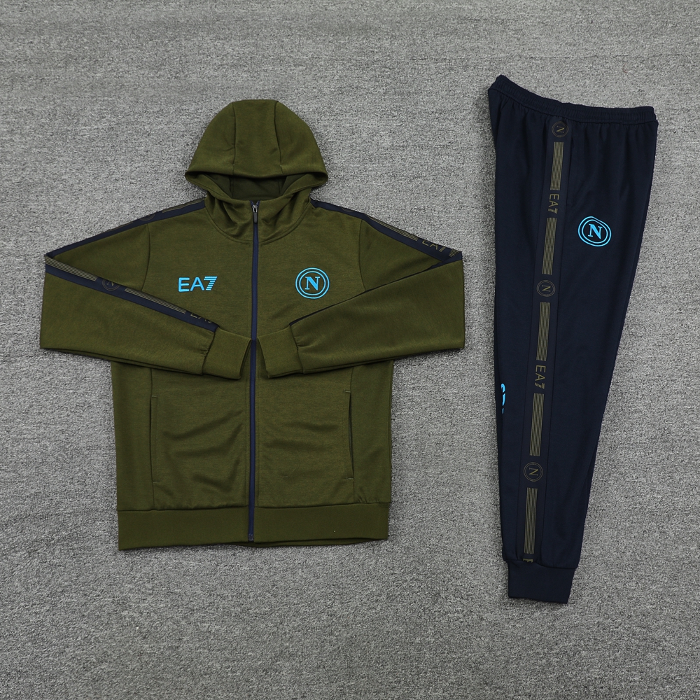 24-25 Napoli hoodie Suit/24-25那不勒斯带帽卫衣套装
