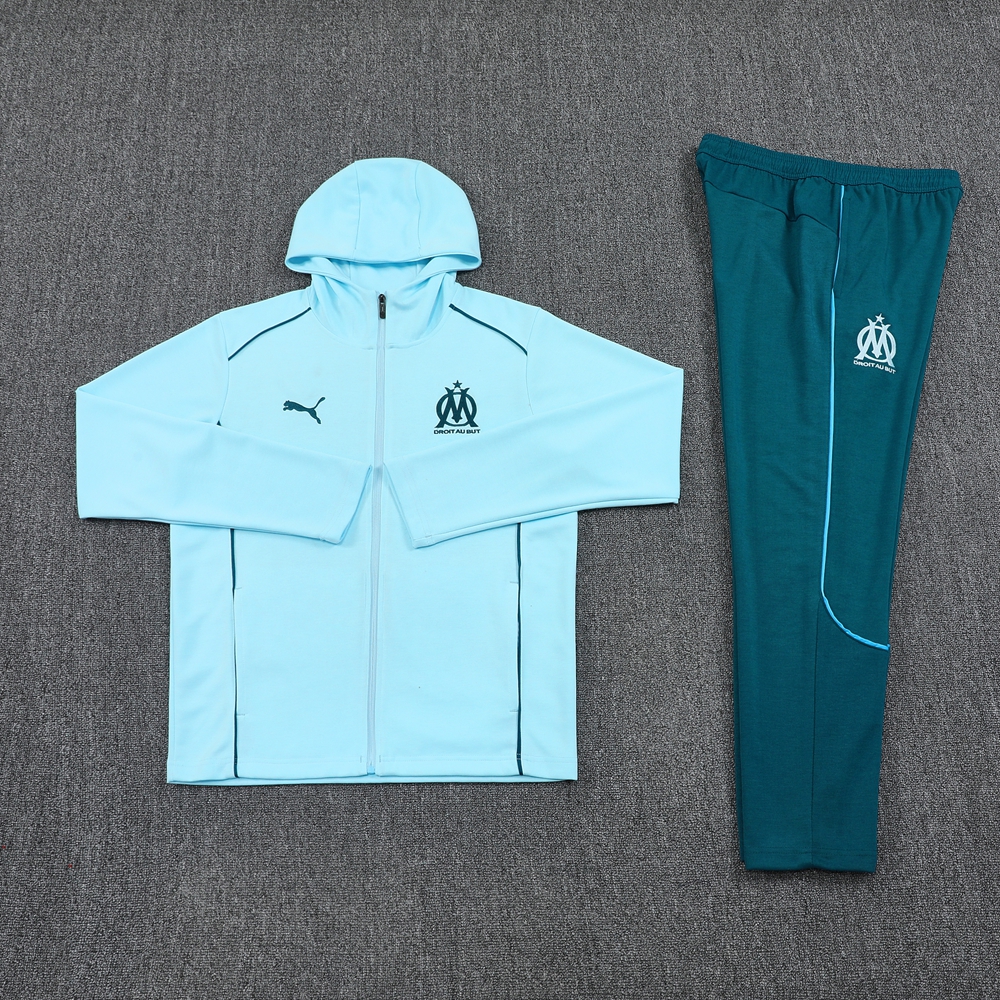24-25 Olympique Marseille hoodie Suit/24-25马赛带帽卫衣套装