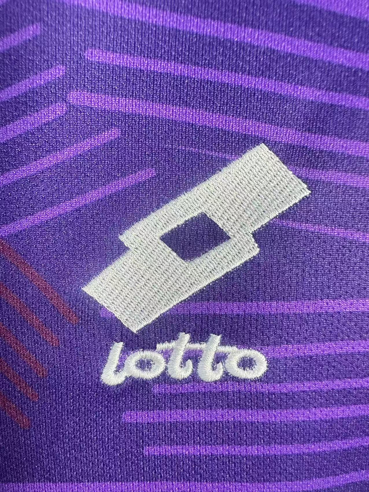 92-93 Fiorentina Home Long Sleeve Retro Jersey/92-93佛罗伦萨主场长袖