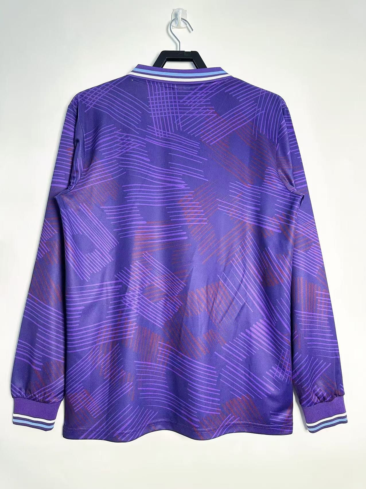 92-93 Fiorentina Home Long Sleeve Retro Jersey/92-93佛罗伦萨主场长袖