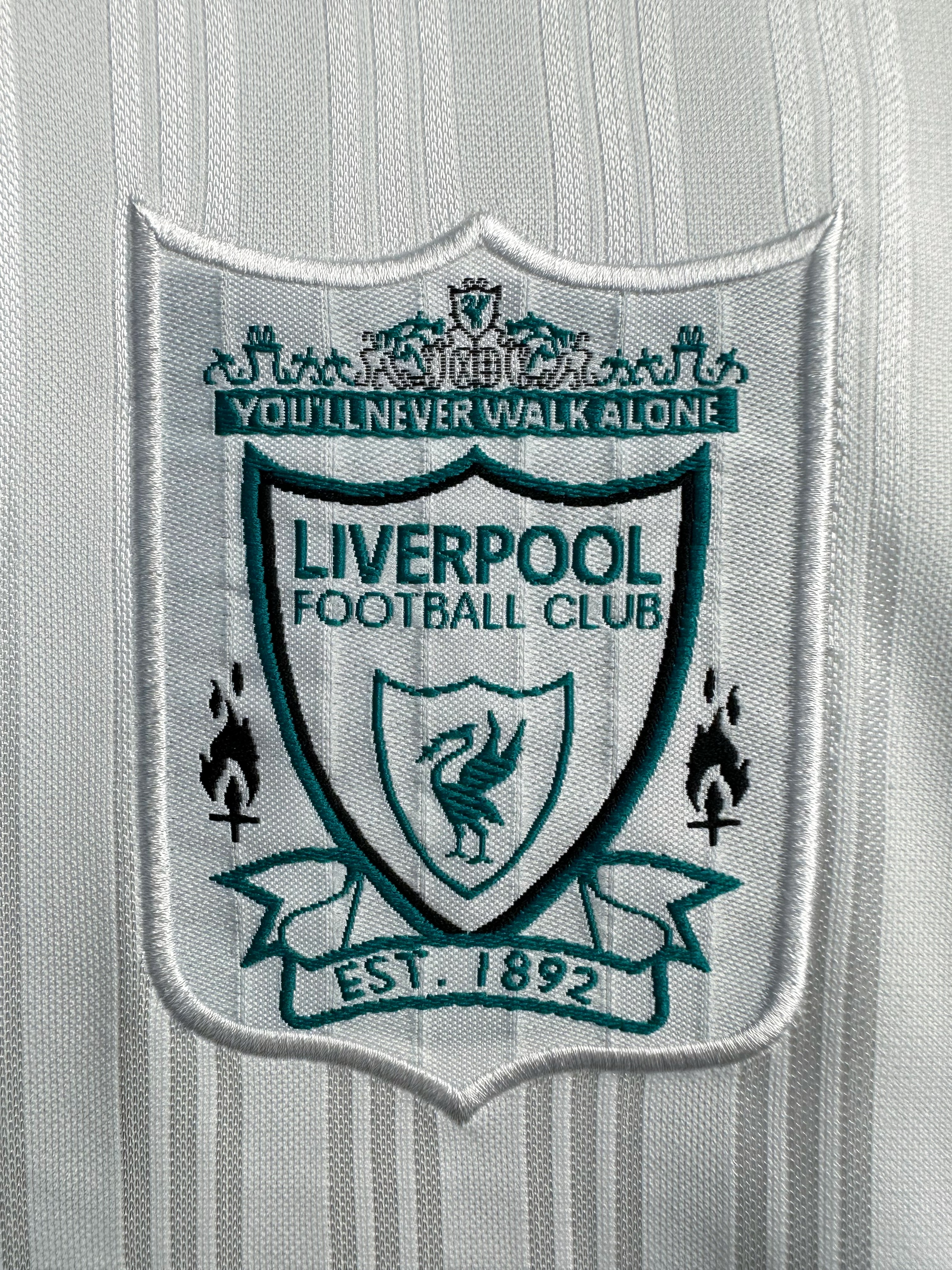 95-96 Liverpool Away long sleeve Retro Jersey/95-96利物浦客场长袖