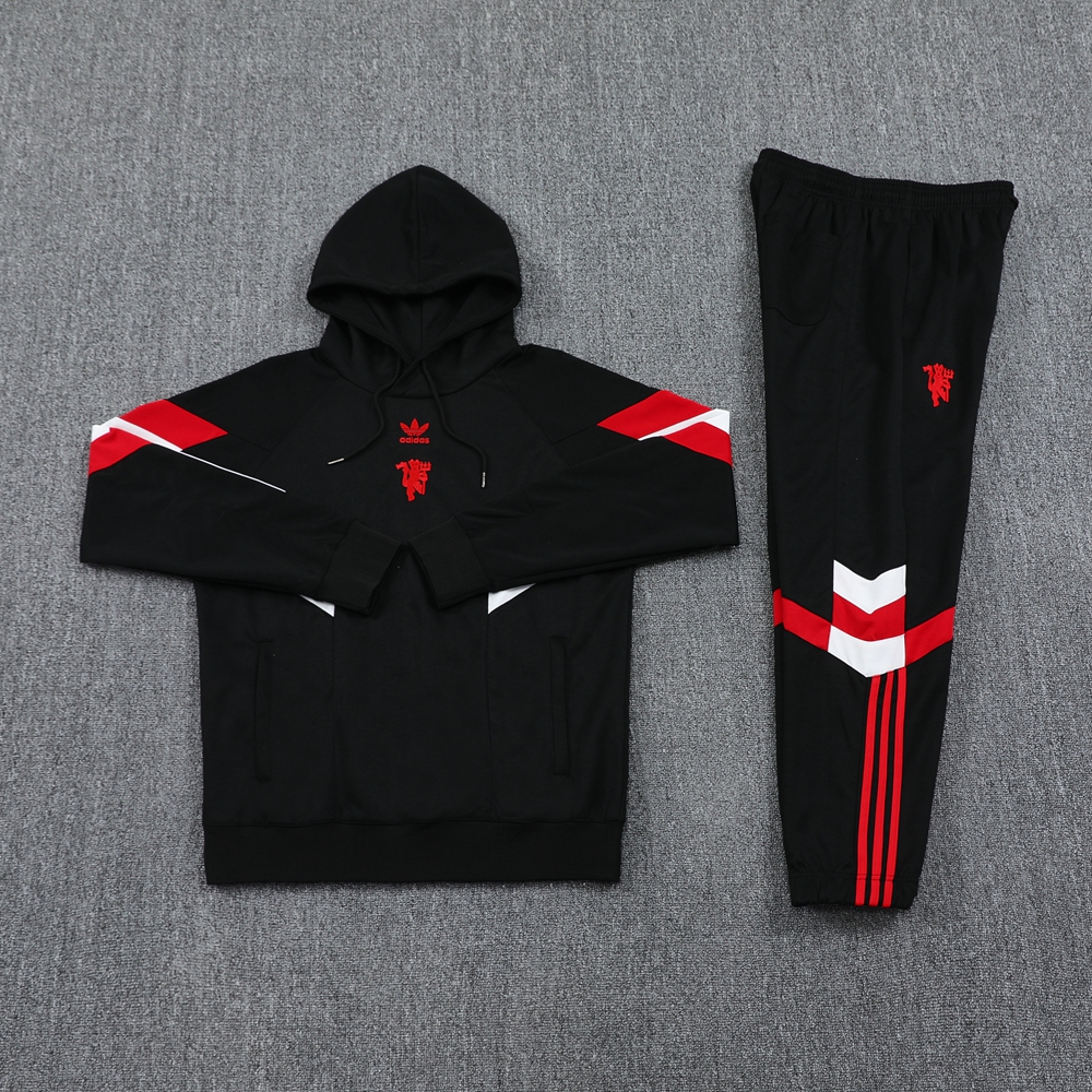 24-25 Manchester United hoodie Suit/24-25曼联带帽卫衣套装
