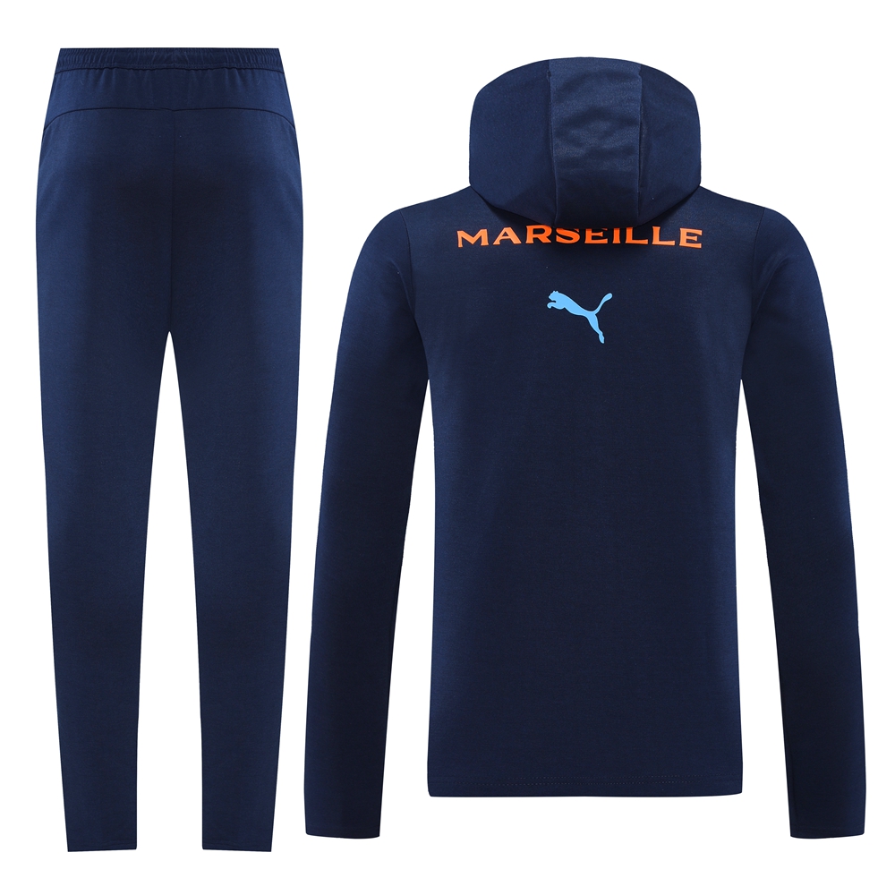 24-25 Olympique Marseille hoodie Suit/24-25马赛带帽卫衣套装