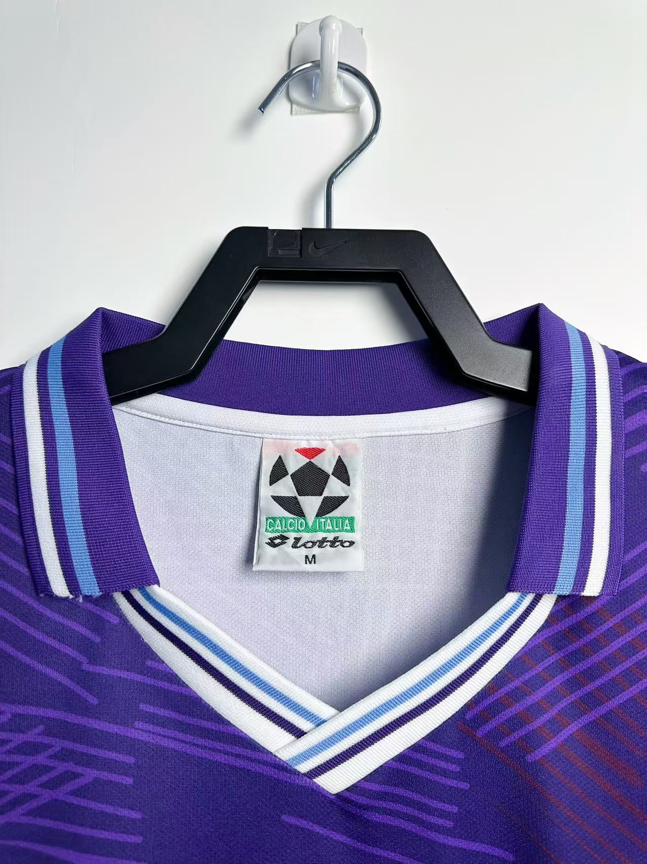 92-93 Fiorentina Home Long Sleeve Retro Jersey/92-93佛罗伦萨主场长袖