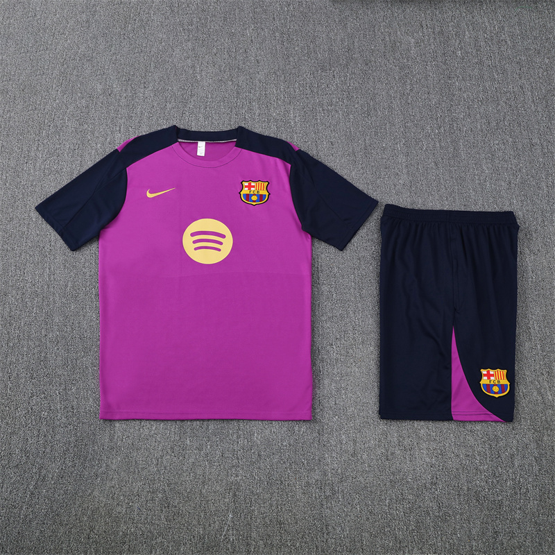 25-26 Barcelona Short Sleeve Training Suit/25-26巴萨短袖训练服