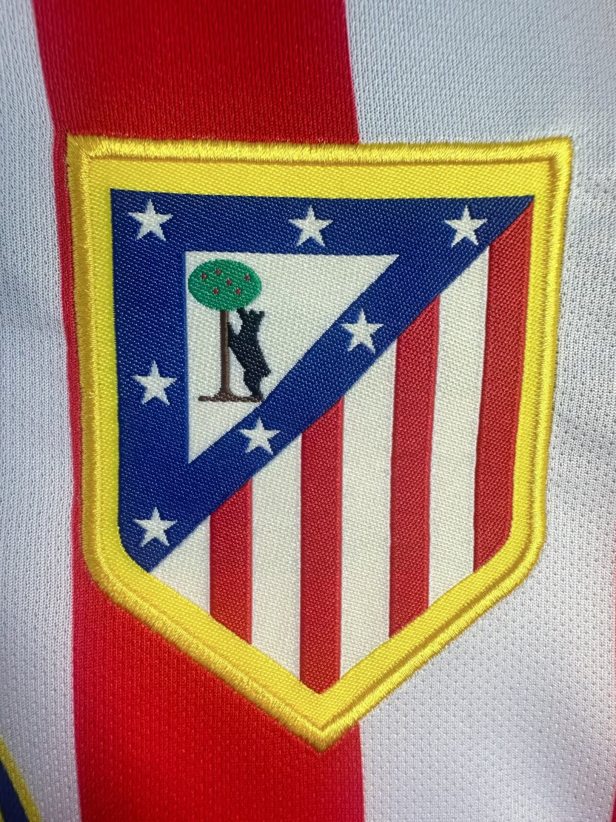 04-05 Atletico Madrid Home long sleeve Retro Jersey/04-05马竞主场长袖