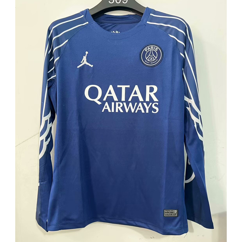 24-25 PSG 4TH Long Sleeve Fans Jersey/ 24-25 PSG巴黎第四客场长袖球迷