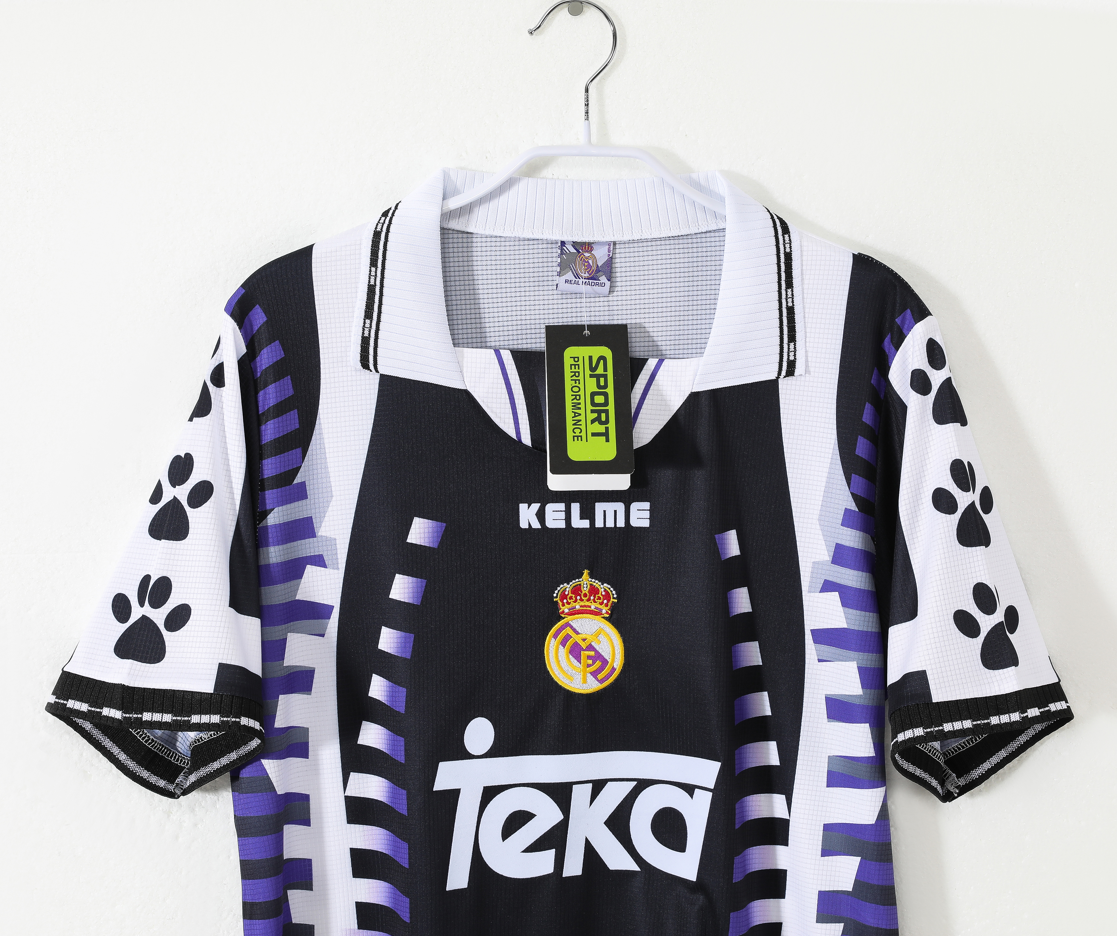 97-98 Real Madrid Third Retro Jersey/97-98皇马第二客场