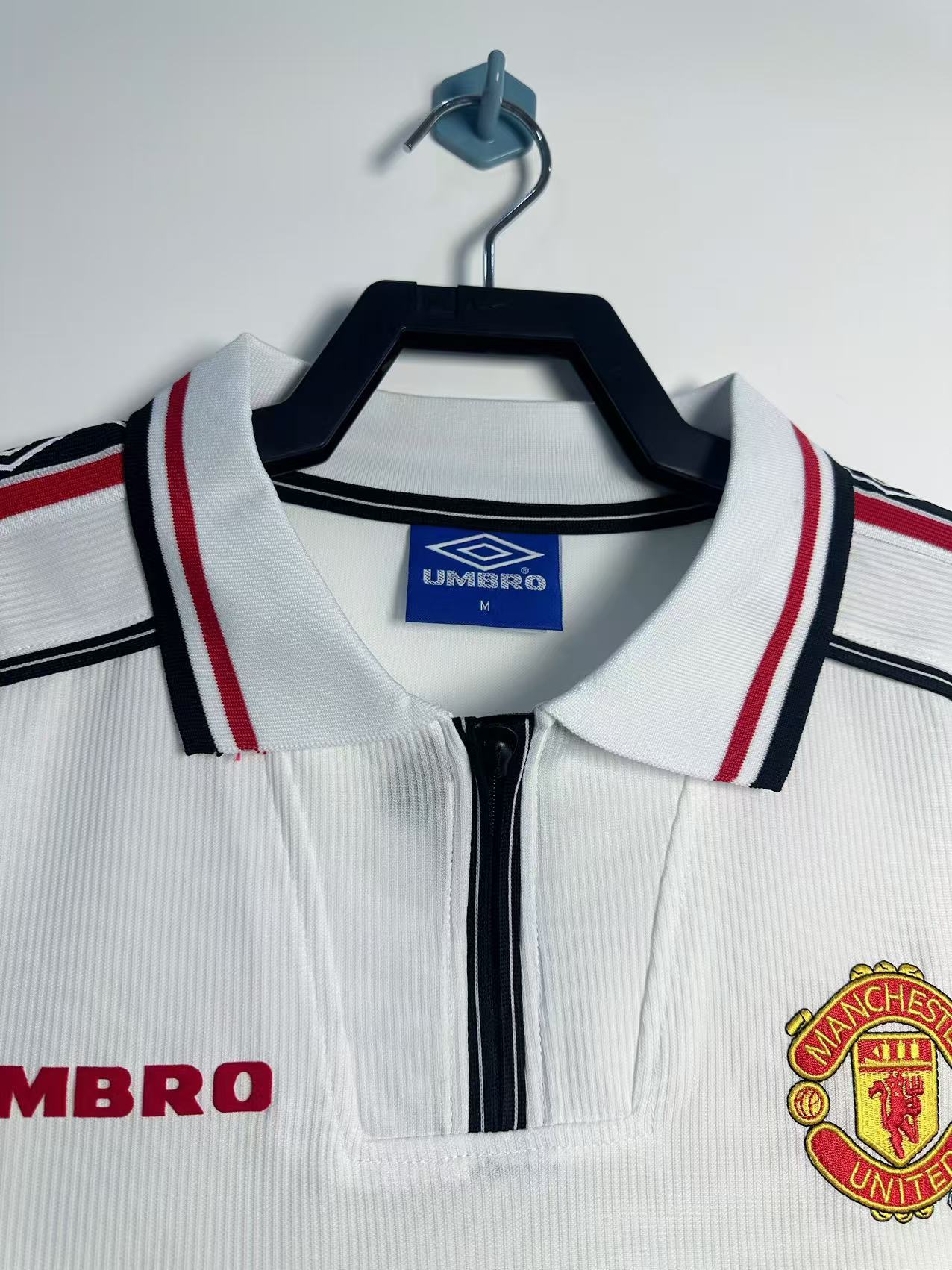 98-99 Manchester United Commemorative Long Sleeve Retro Jersey/98-99曼联纪念款长袖