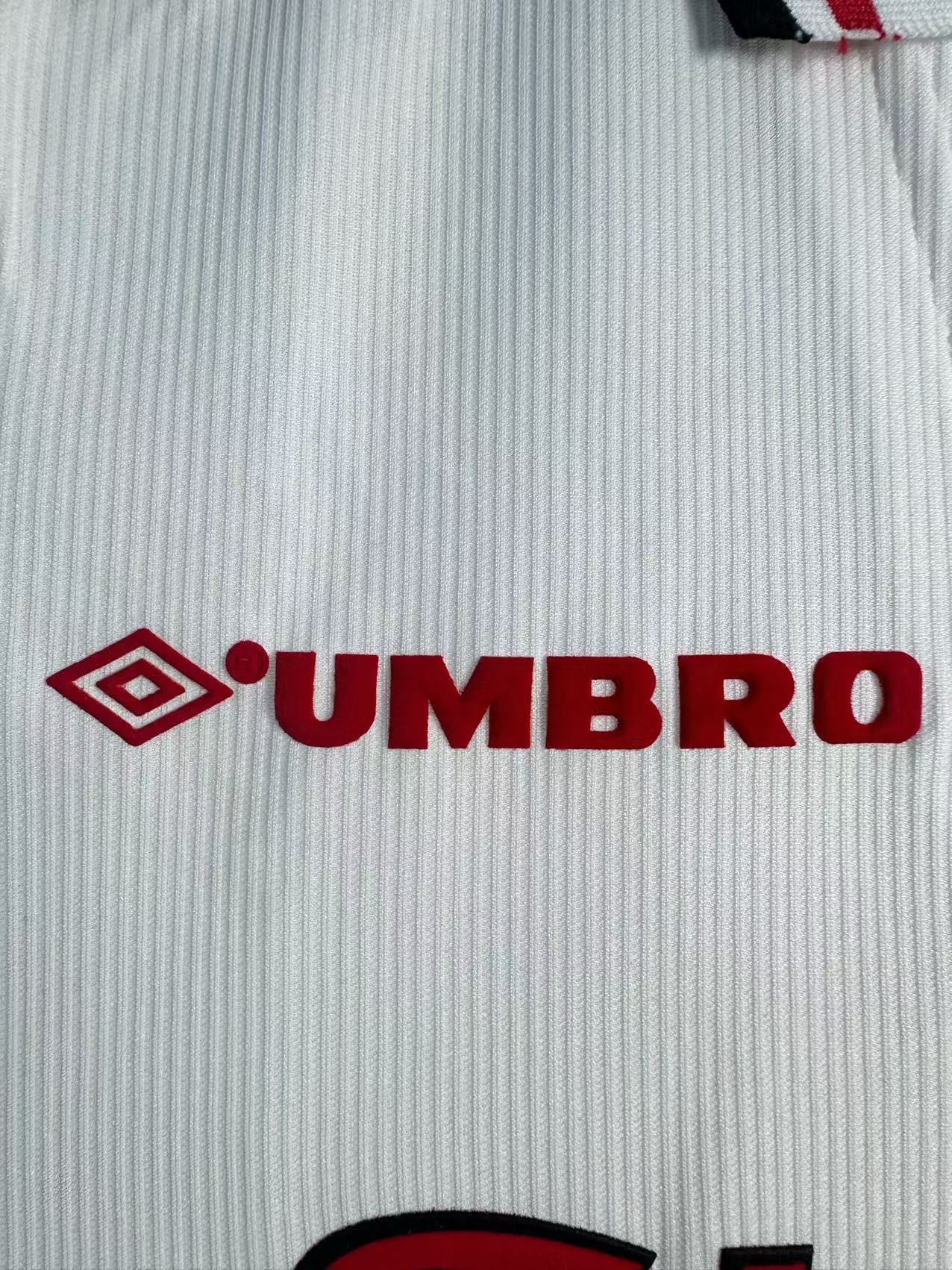 98-99 Manchester United Commemorative Long Sleeve Retro Jersey/98-99曼联纪念款长袖