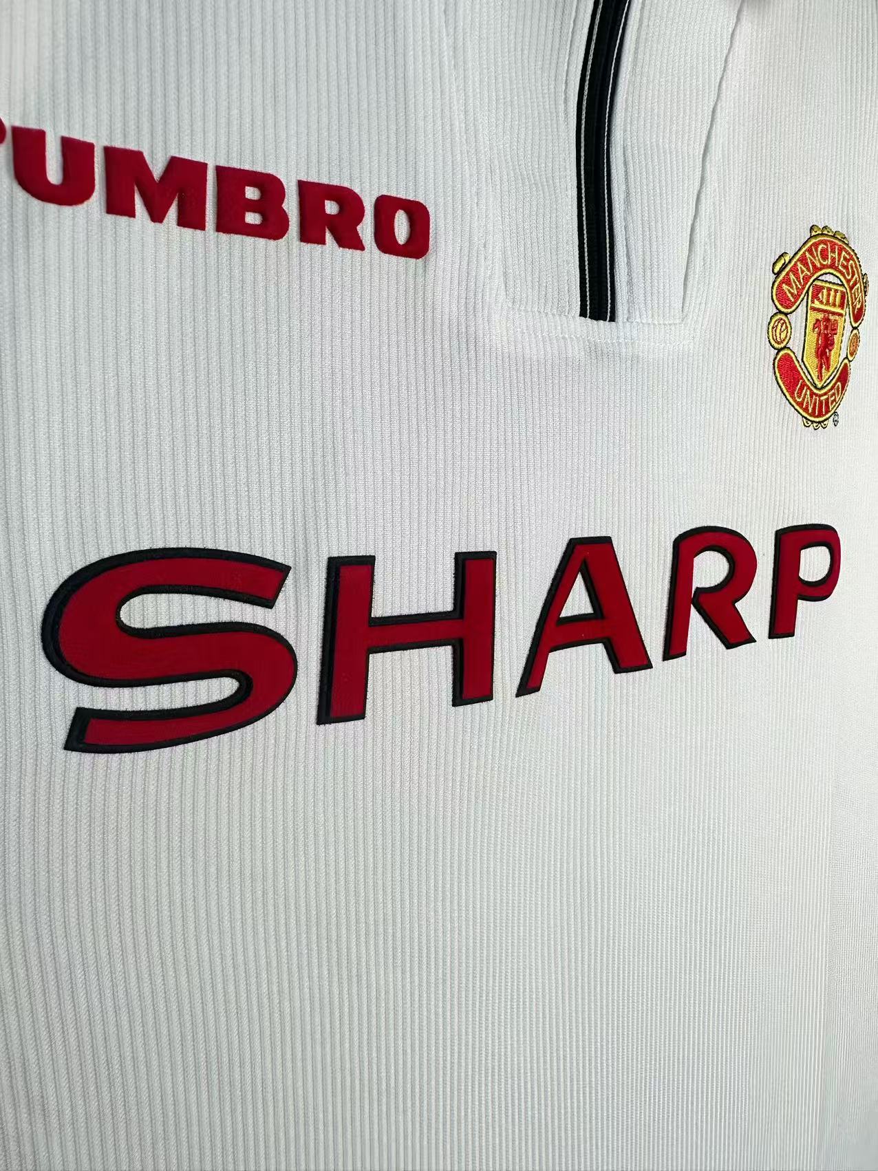 98-99 Manchester United Commemorative Long Sleeve Retro Jersey/98-99曼联纪念款长袖