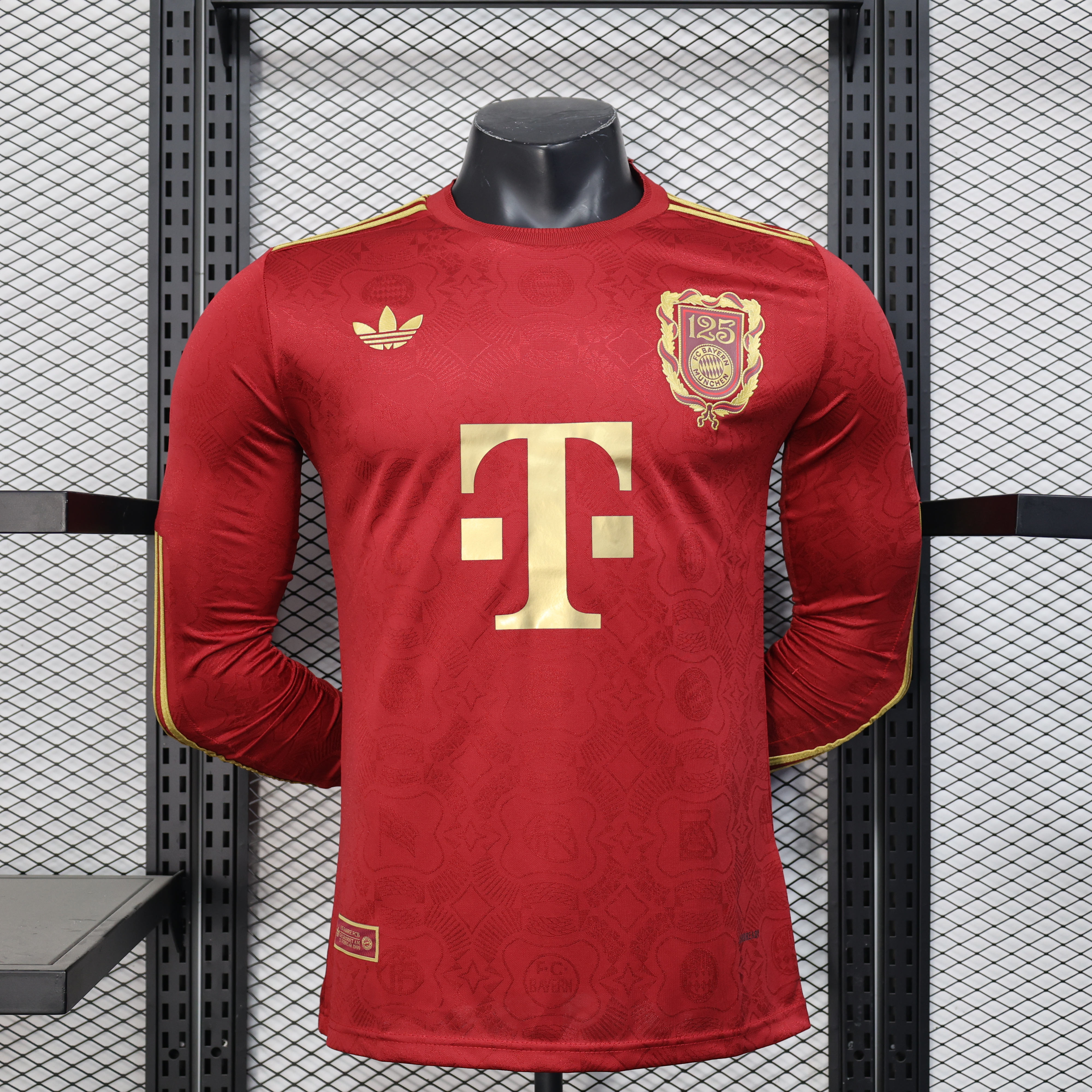 24-25 Bayern Munich 125 Years Long Sleeve Player Jersey/ 24-25 拜仁125周年特别版长袖球员
