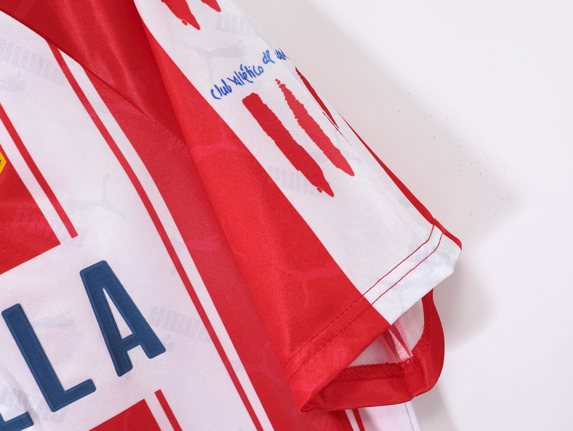 94-95 Atletico Madrid Home Retro Jersey/94-95马竞主场