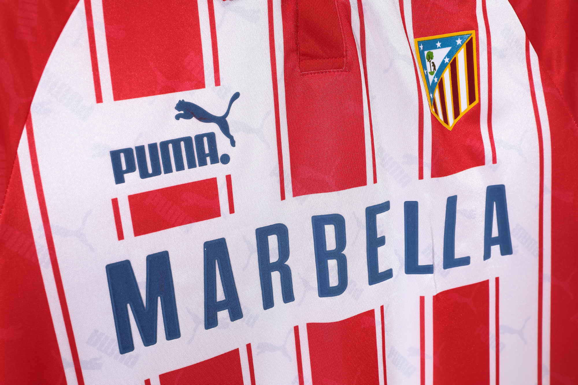 94-95 Atletico Madrid Home Retro Jersey/94-95马竞主场