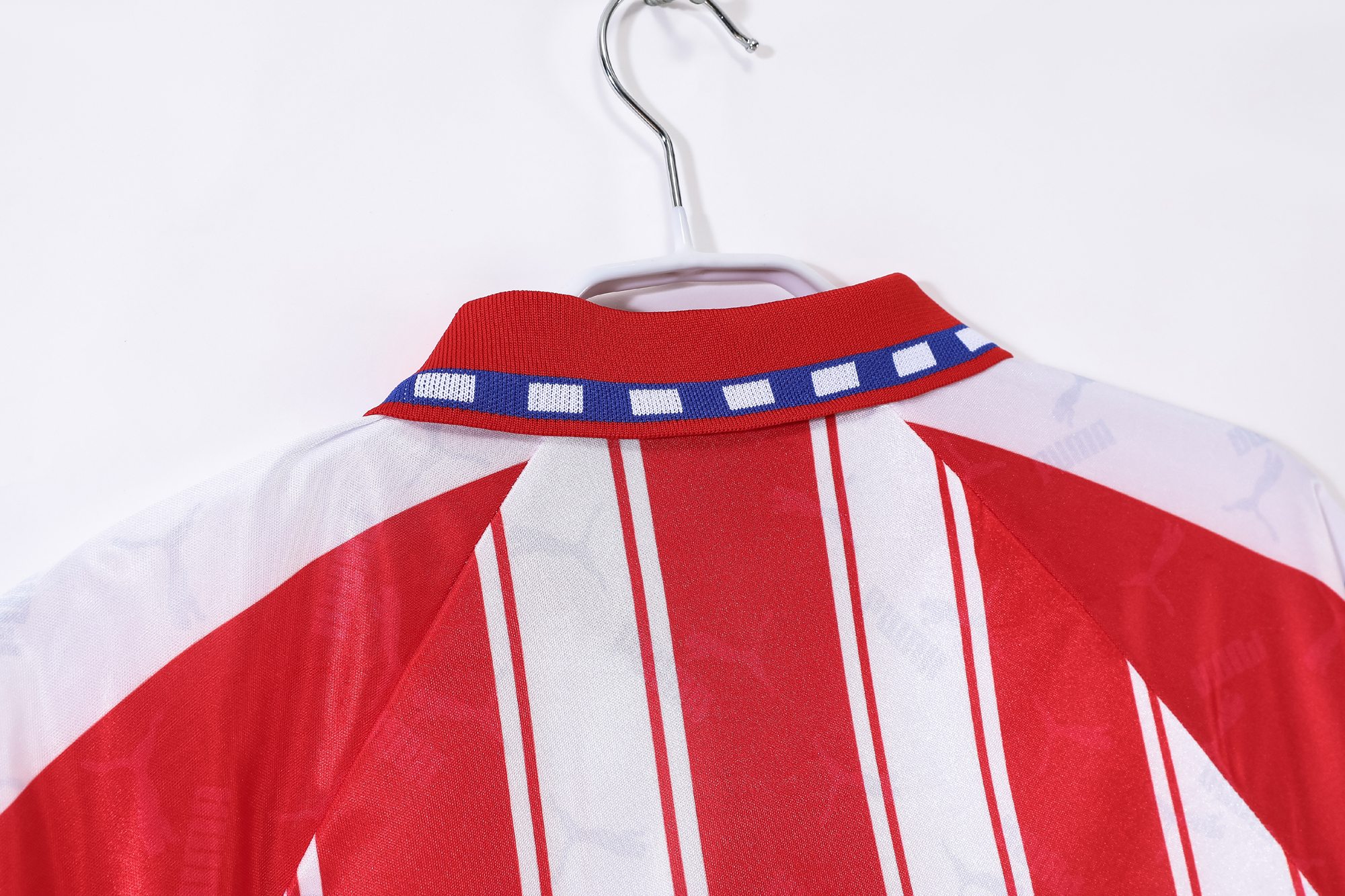 94-95 Atletico Madrid Home Retro Jersey/94-95马竞主场