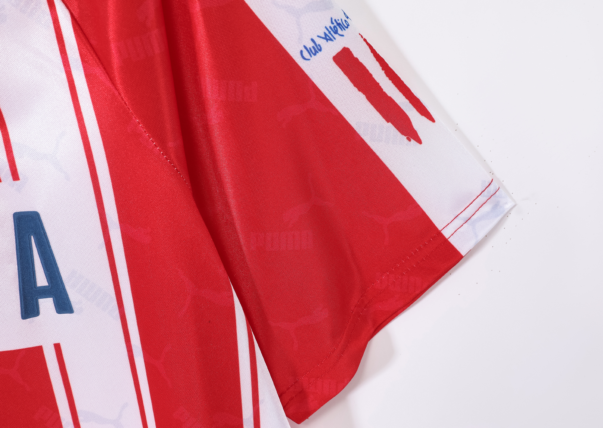 94-95 Atletico Madrid Home Retro Jersey/94-95马竞主场