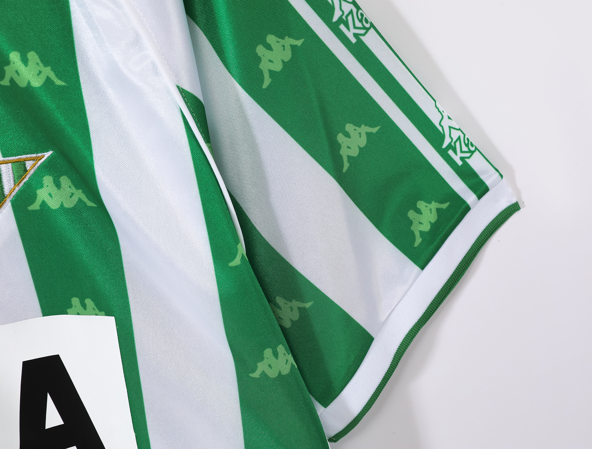 95-97 Real Betis Home Retro Jersey with Chest advertisement/95-97贝蒂斯主场(带胸前广告)