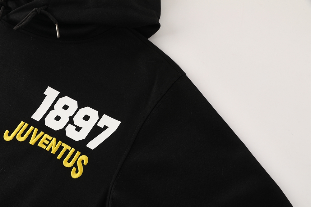 25-26 Juventus Black hoodie Suit/25-26尤文黑色带帽卫衣套装