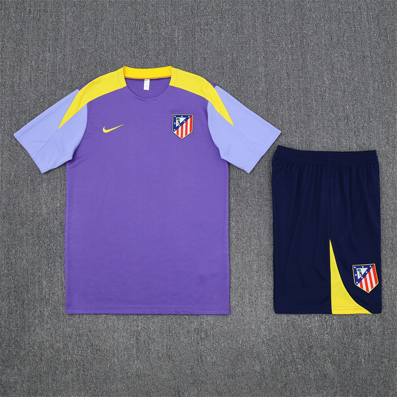 25-26 Atletico Madrid Short Sleeve Training Suit/ 25-26马竞短袖训练服