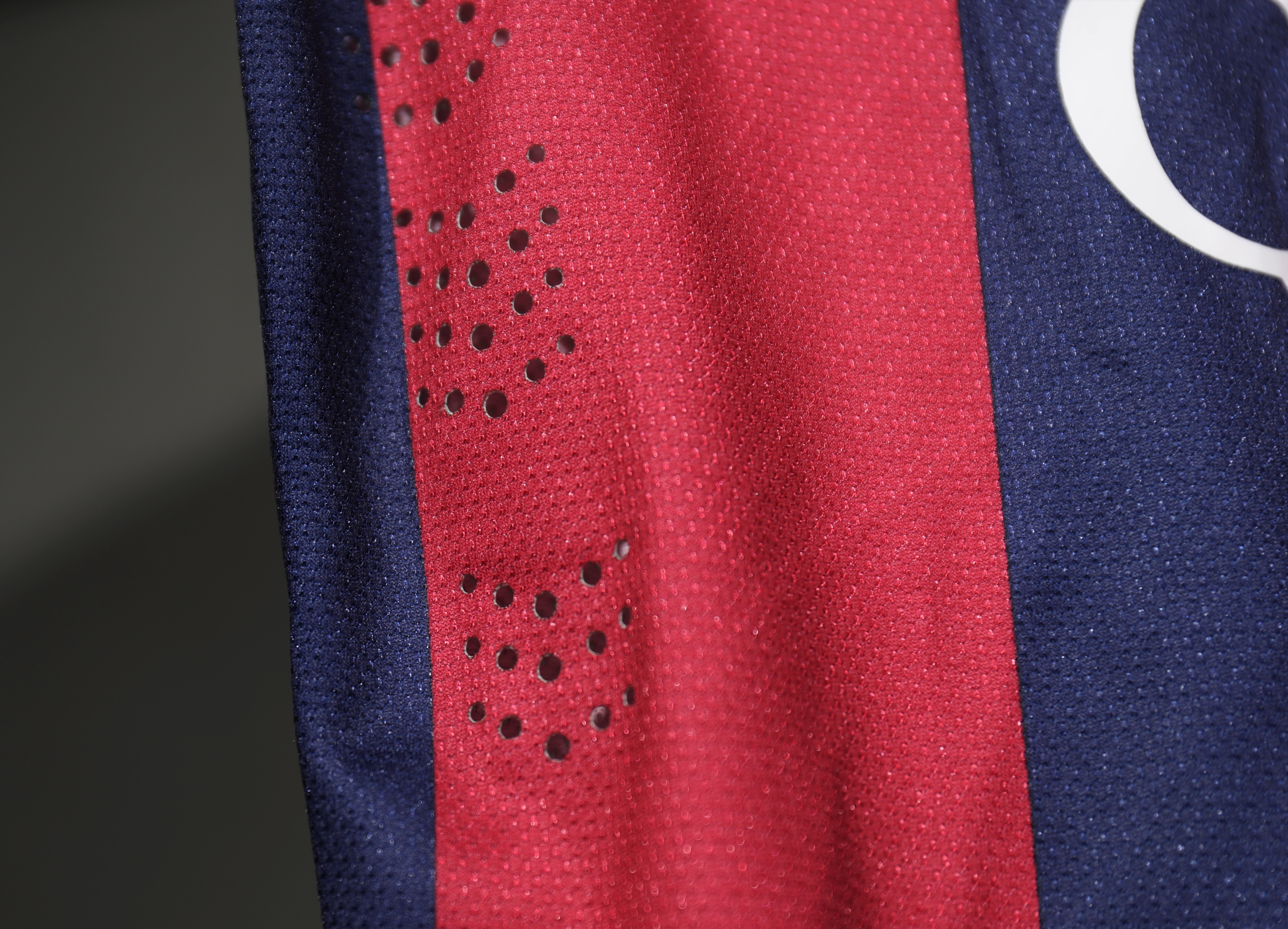 14-15 Barcelona Home Player Long Sleeve Retro Jersey/14-15巴萨主场球员长袖