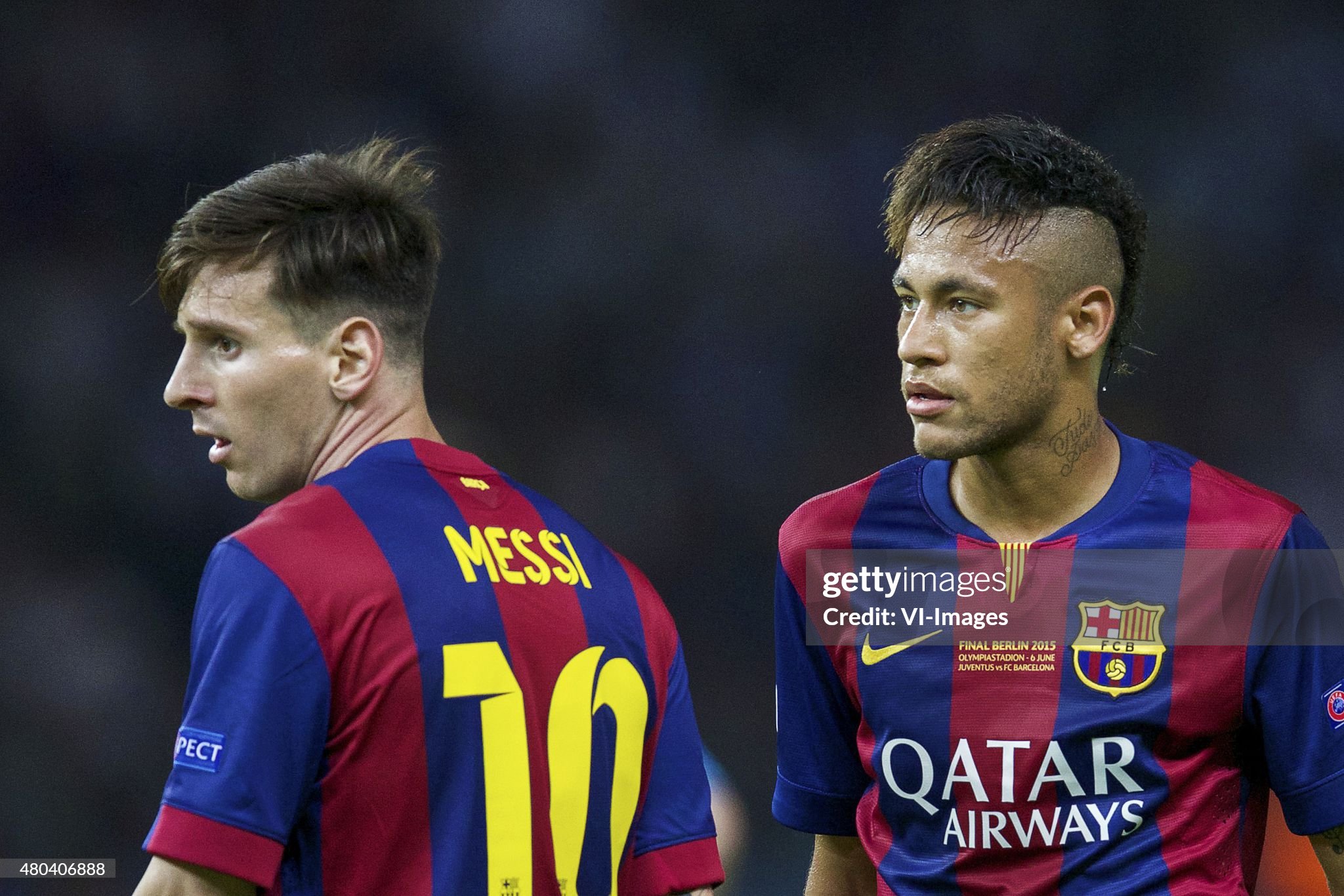 14-15 Barcelona Home Player Long Sleeve Retro Jersey/14-15巴萨主场球员长袖