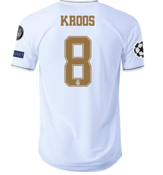 19-20 Real Madrid Home Long Sleeve Player Retro Jersey/19-20 皇马主场球员长袖