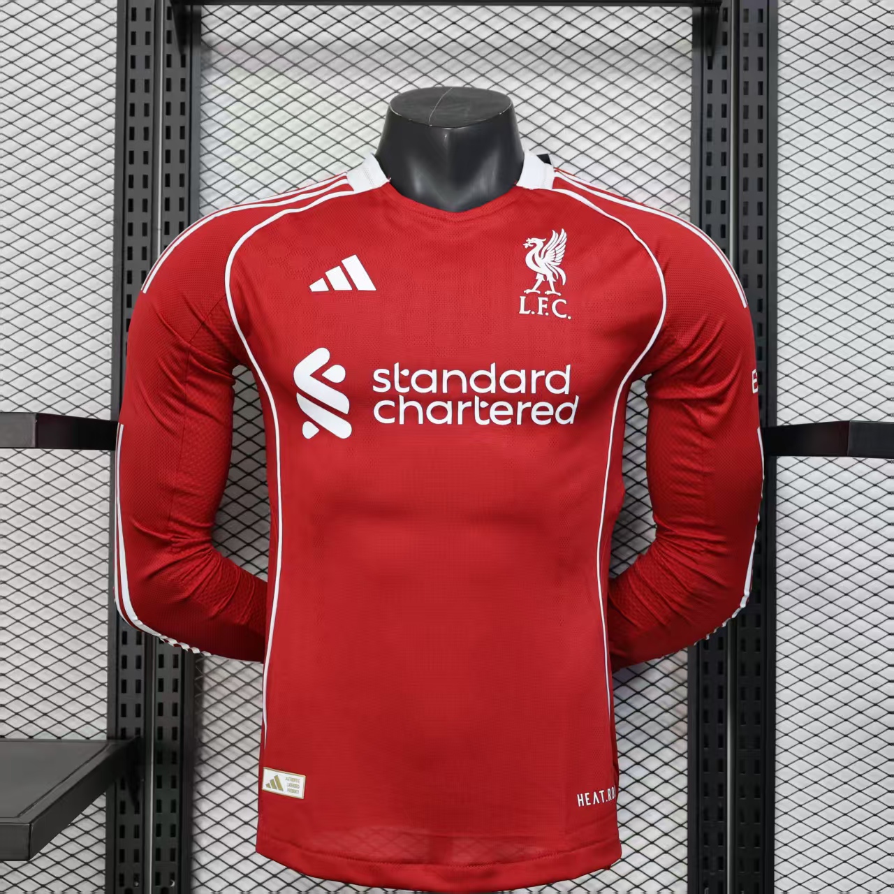 25-26 Liverpool Home Long Sleeve Player Jersey/25-26 利物浦主场长袖球员版