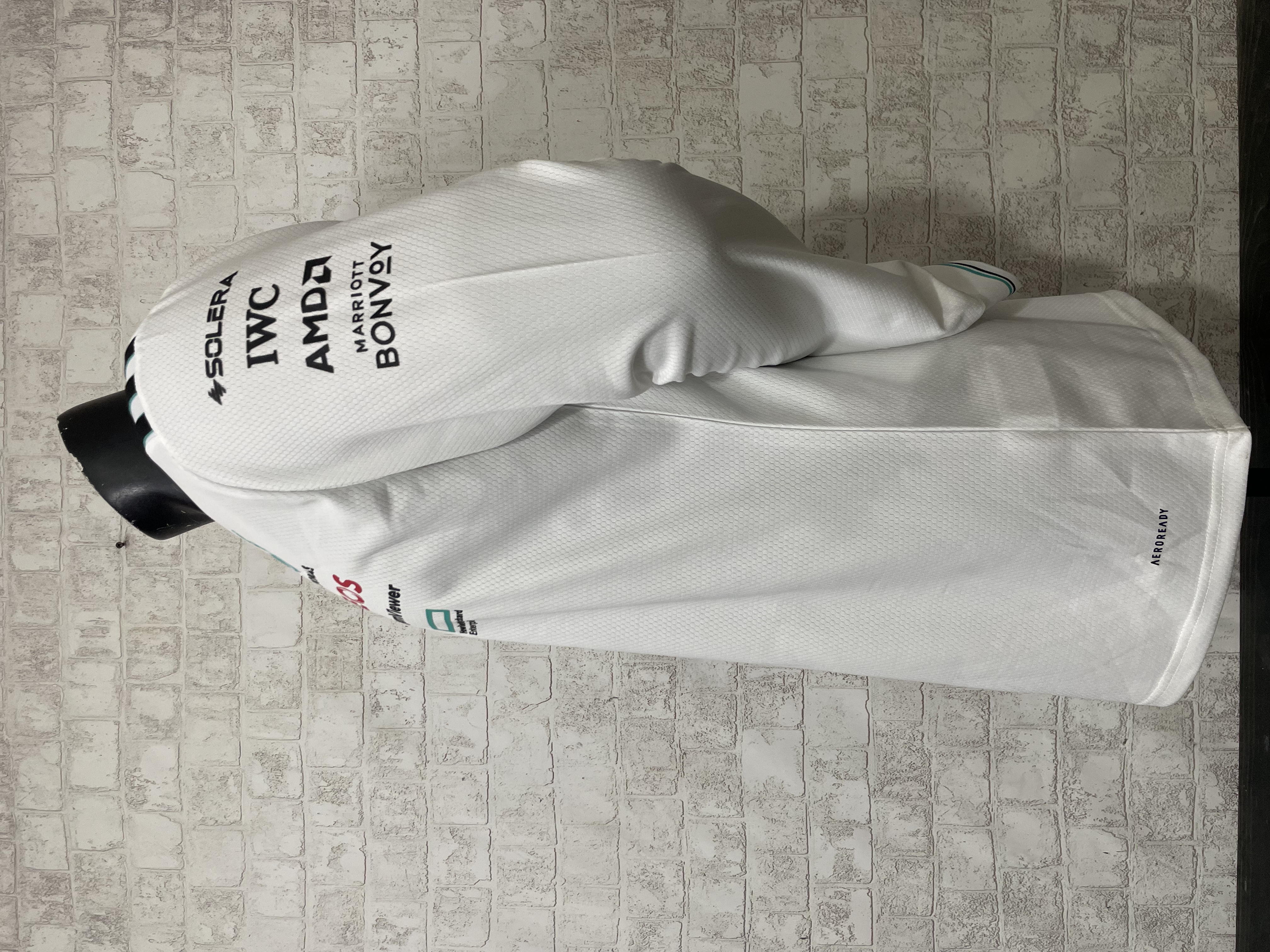 2025 F1 Mercedes White Long Sleeve /2025 F1梅赛德斯白色长袖