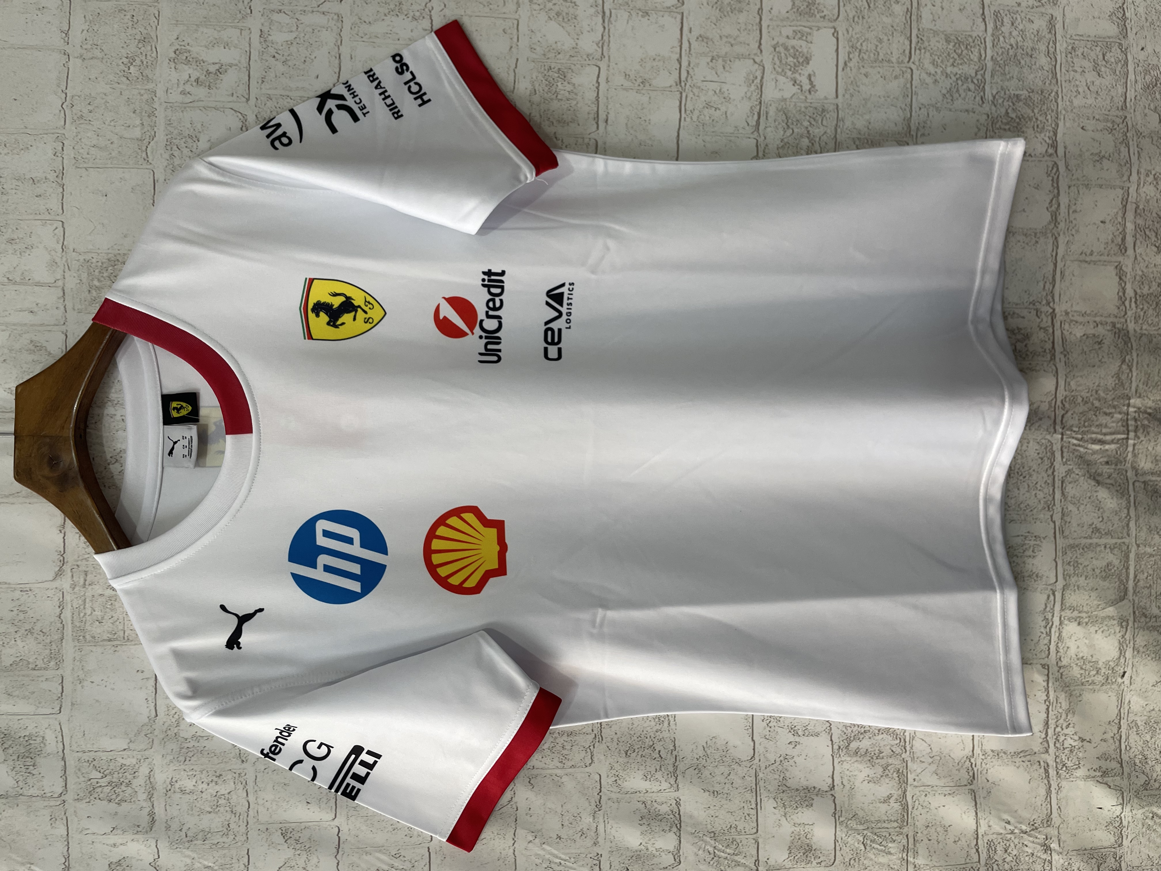 2025 Ferrari F1 White T-Shirt /2025 F1白色短袖