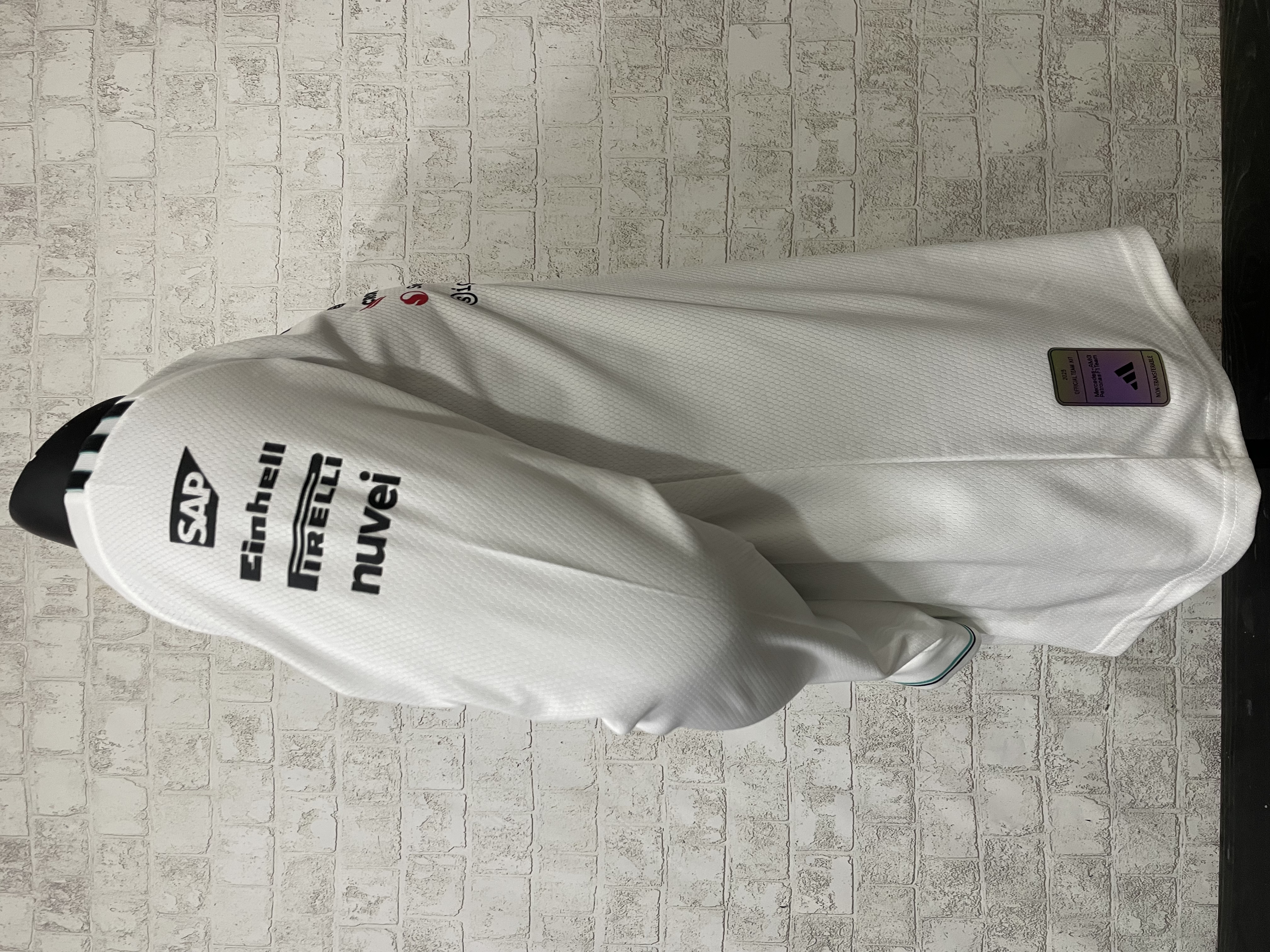 2025 F1 Mercedes White Long Sleeve /2025 F1梅赛德斯白色长袖