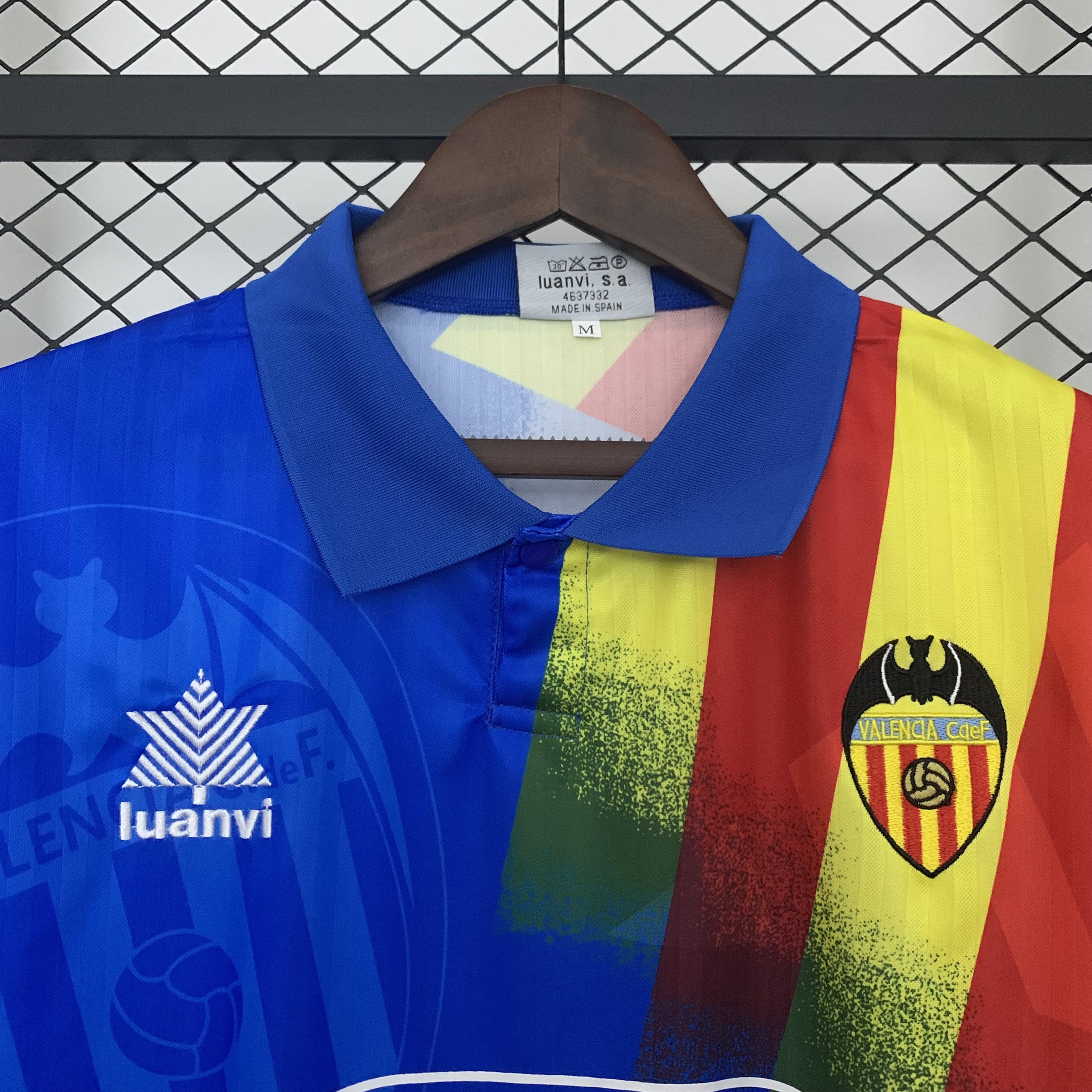 96-97 Valencia Away Retro Jersey/96-97 瓦伦西亚客场