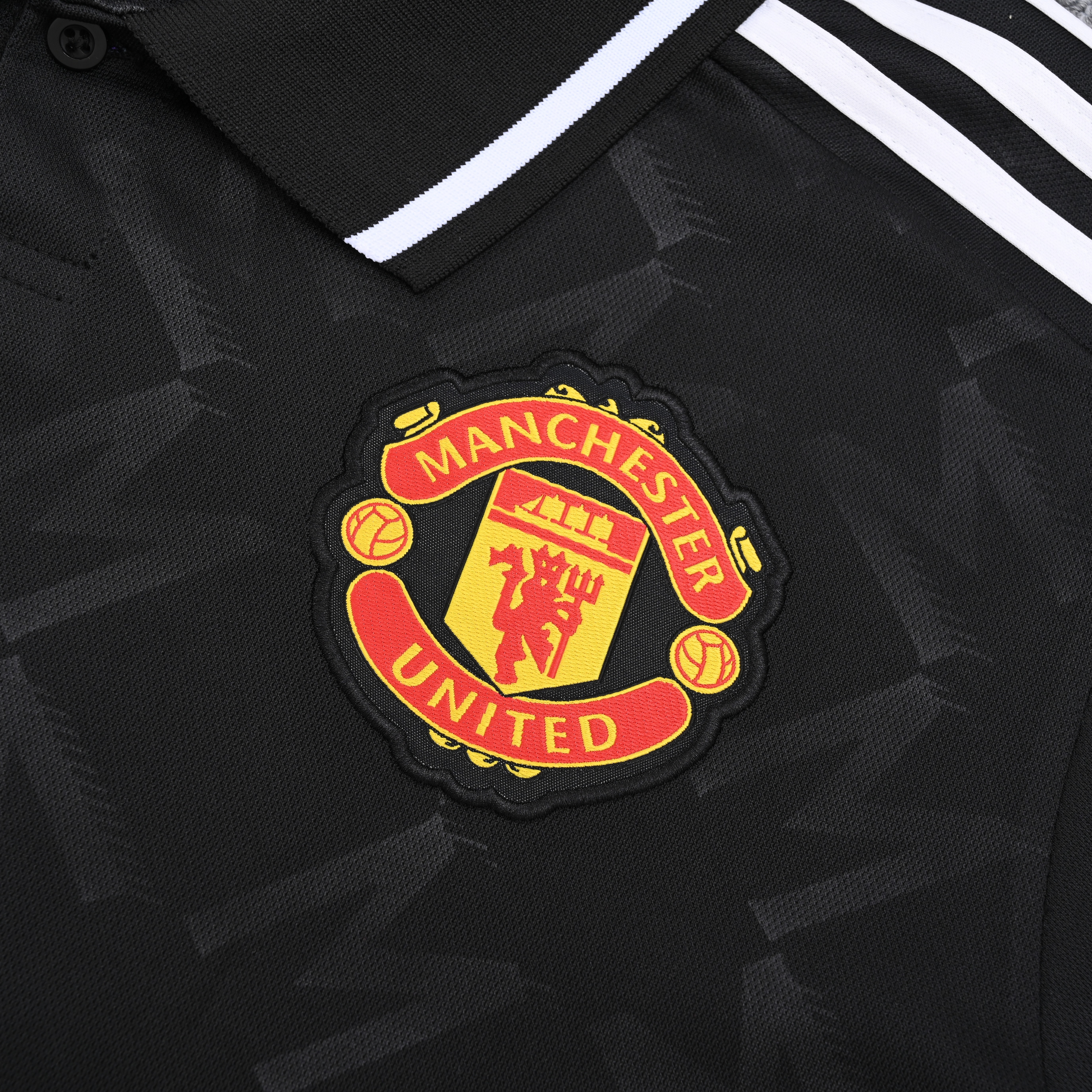 25-26 Manchester United Black Polo/25-26曼联黑色Polo