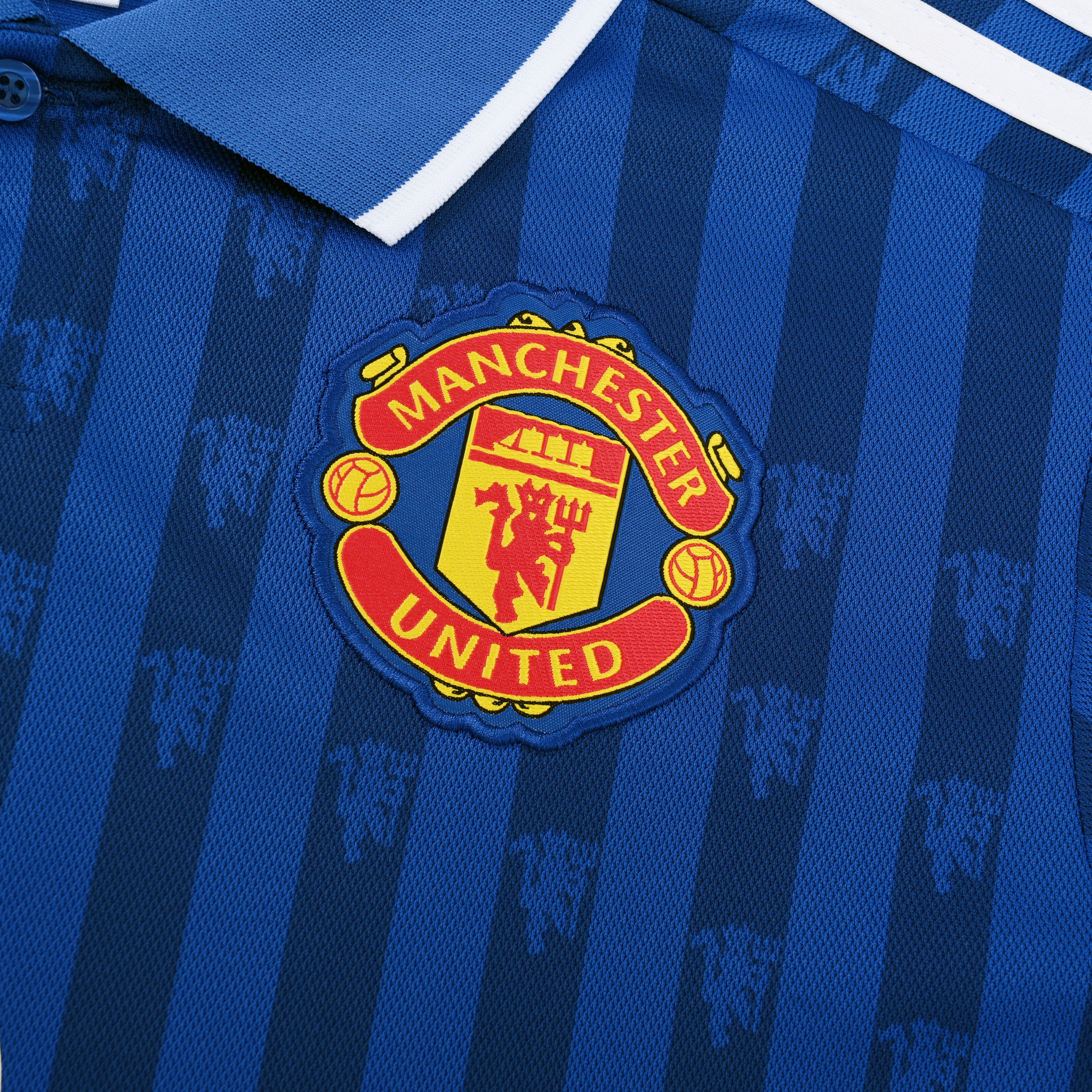 25-26 Manchester United Blue Polo/25-26曼联蓝色Polo