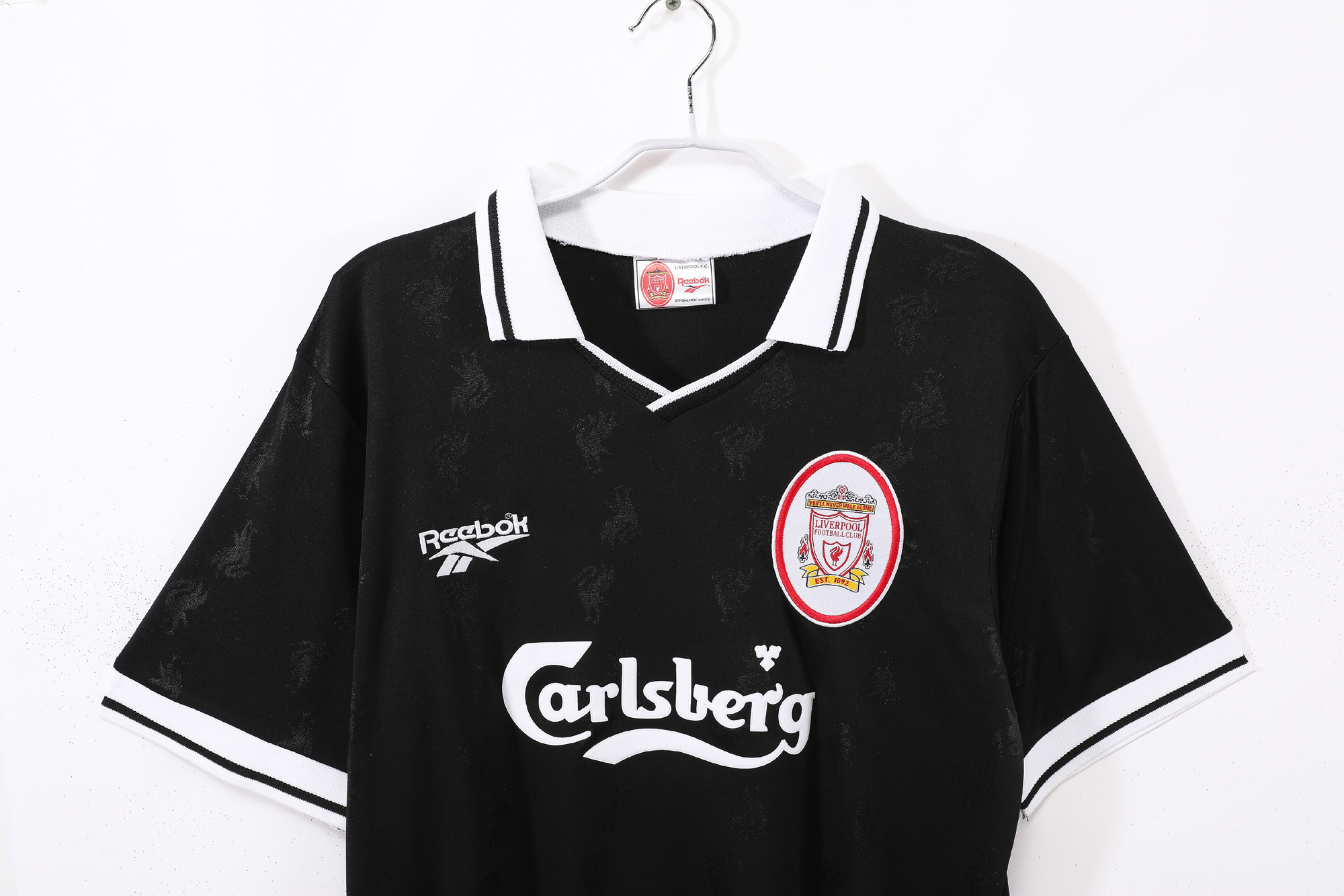 96-97 Liverpool Black Retro Jersey/96-97利物浦黑色复古