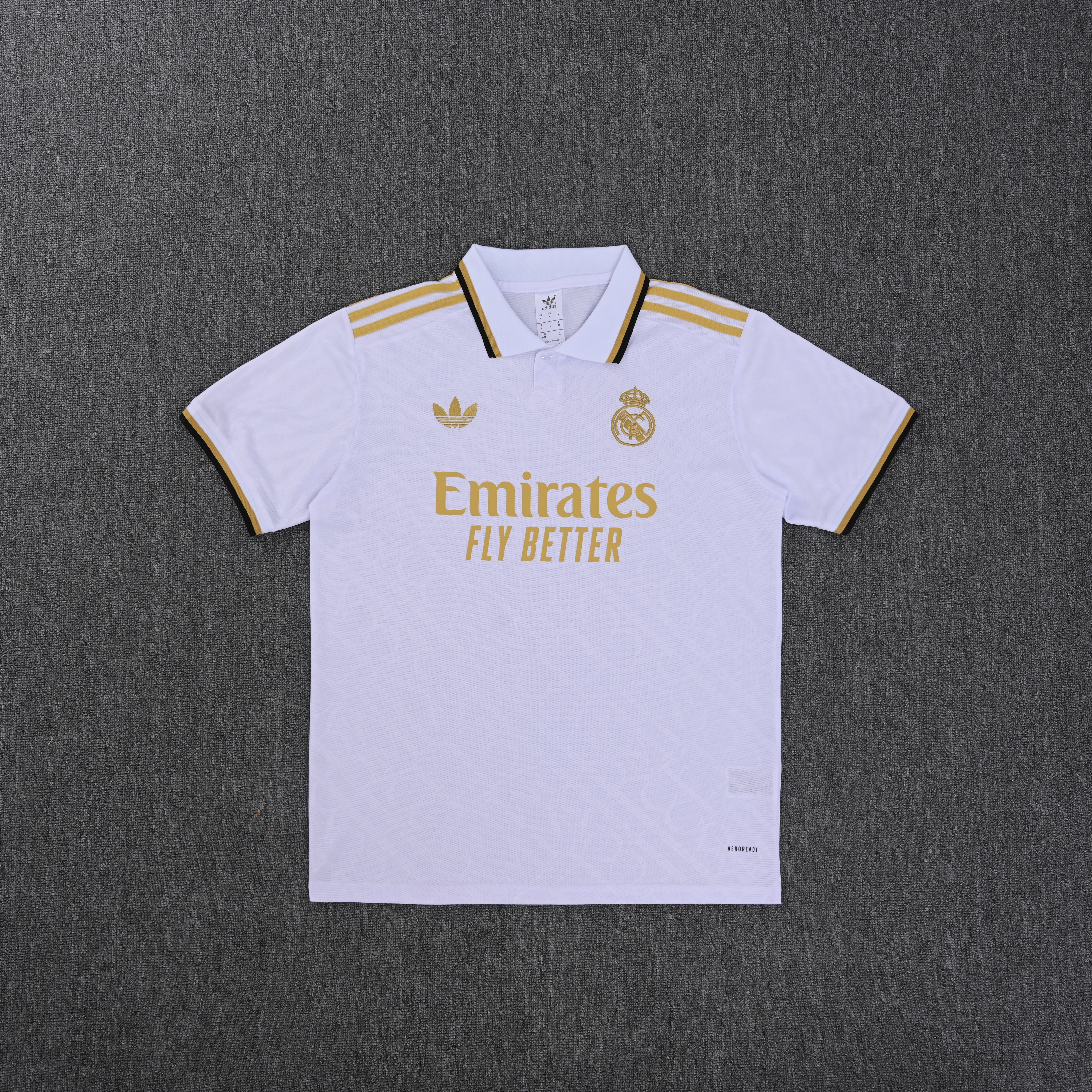 25-26 Real Madrid White Polo/25-26皇马白色Polo