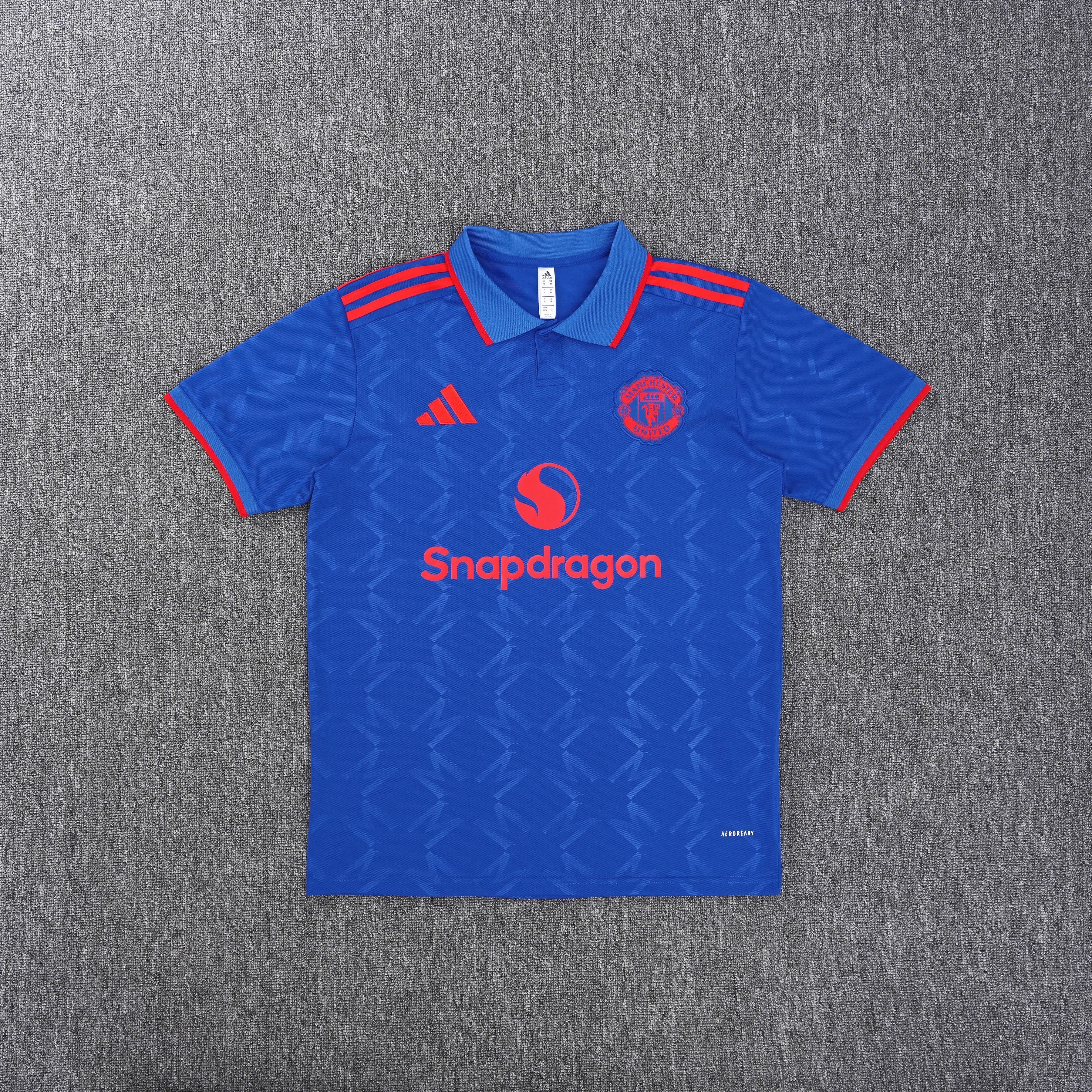 25-26 Manchester United Blue Polo/25-26曼联蓝色Polo
