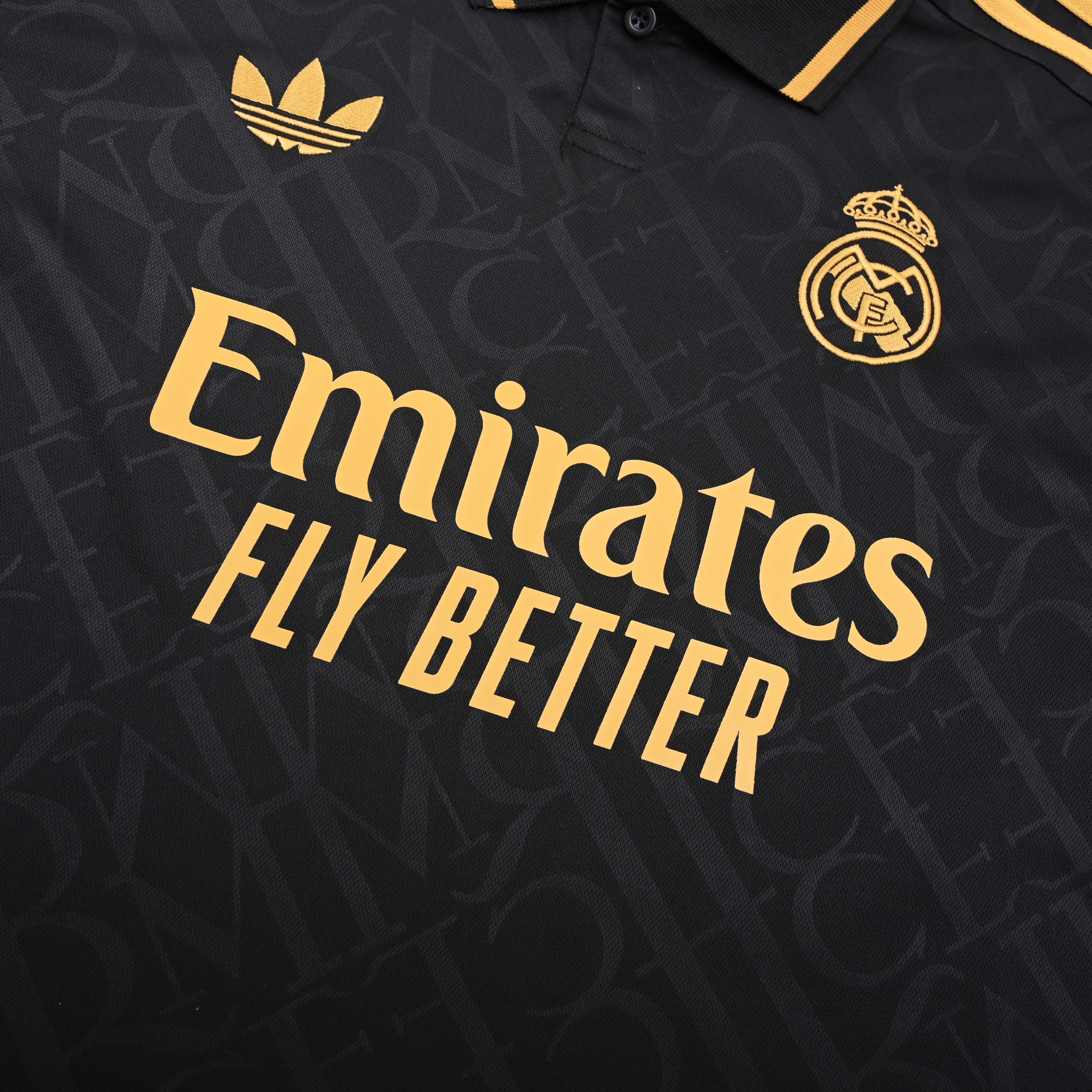 25-26 Real Madrid Black Polo/25-26皇马黑色Polo