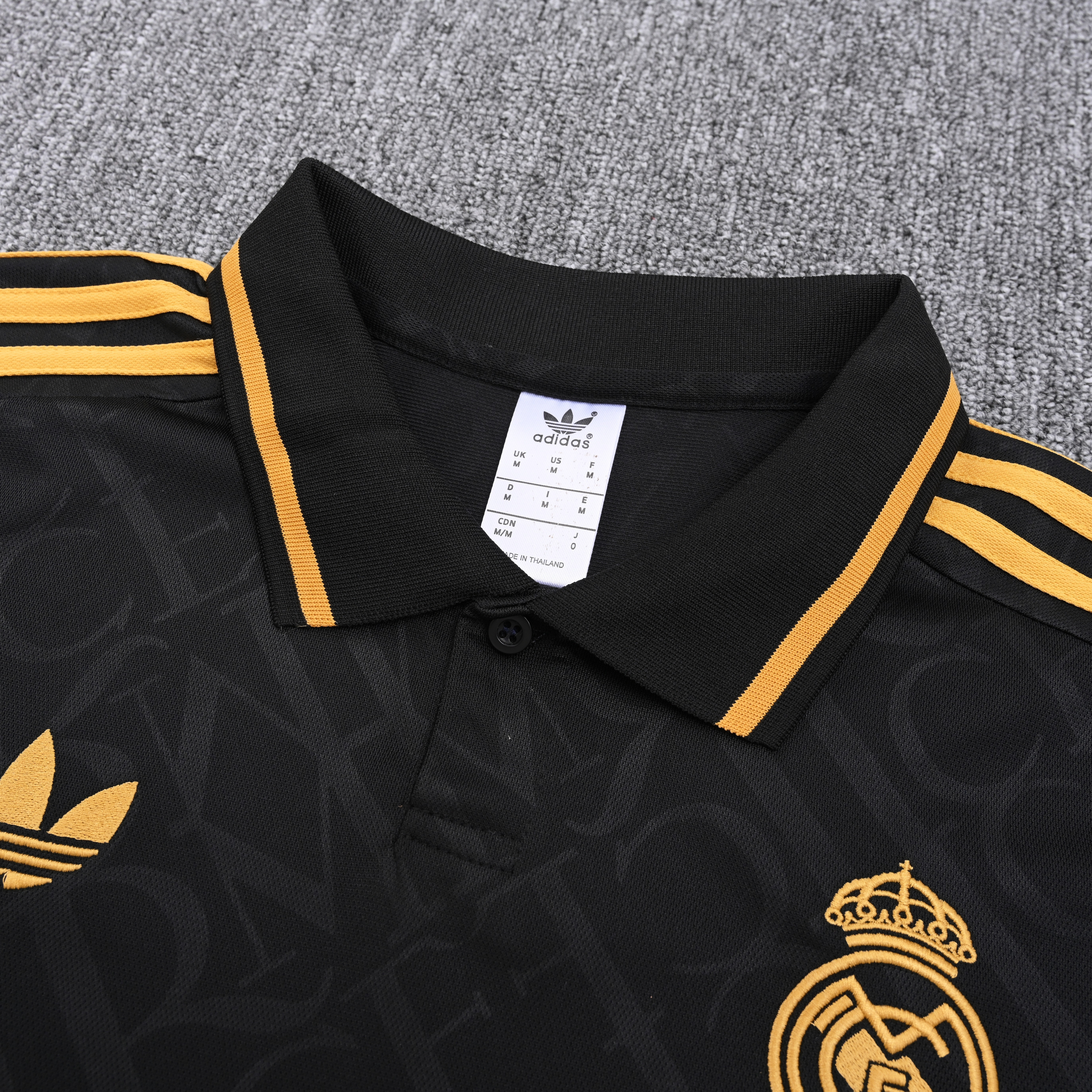 25-26 Real Madrid Black Polo/25-26皇马黑色Polo