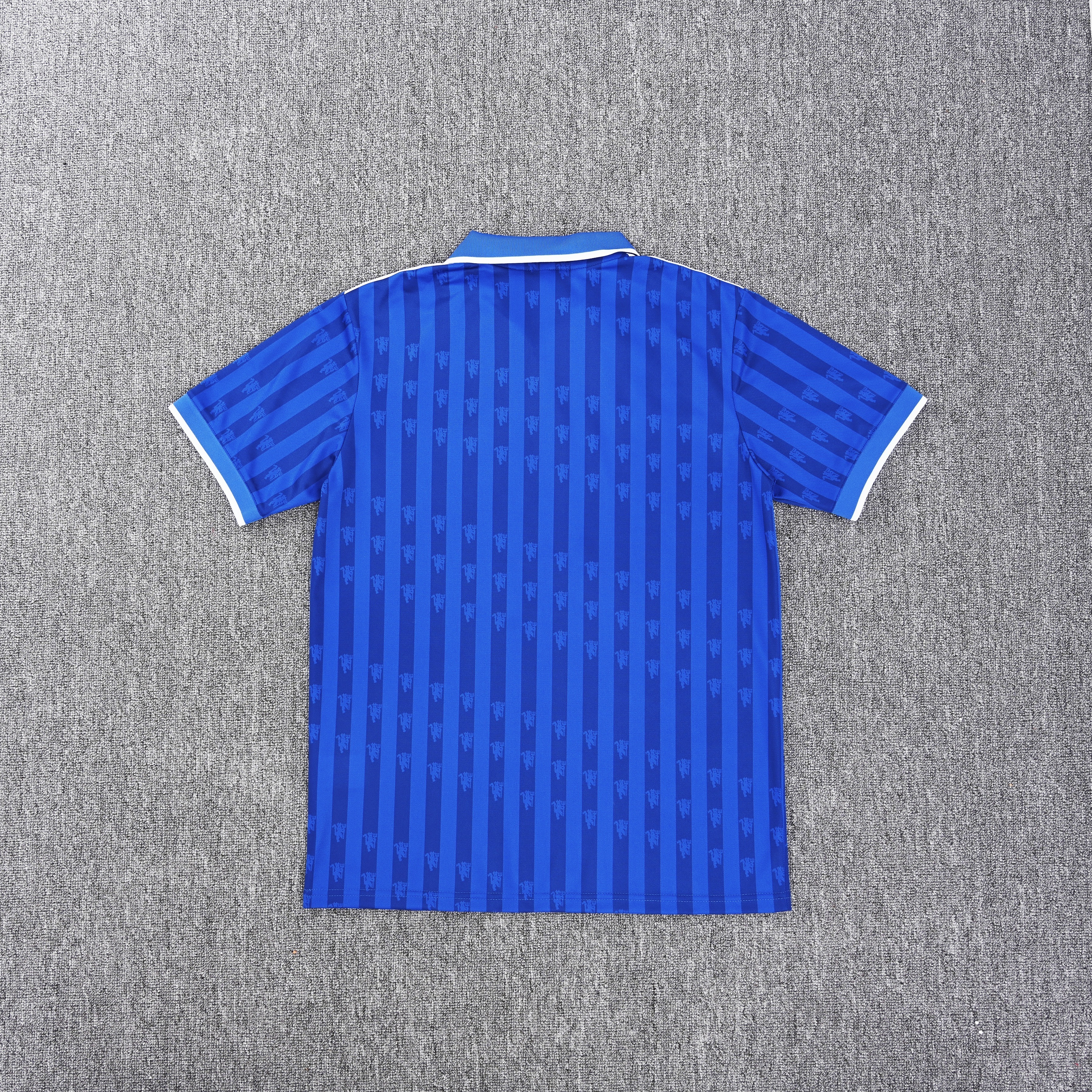 25-26 Manchester United Blue Polo/25-26曼联蓝色Polo