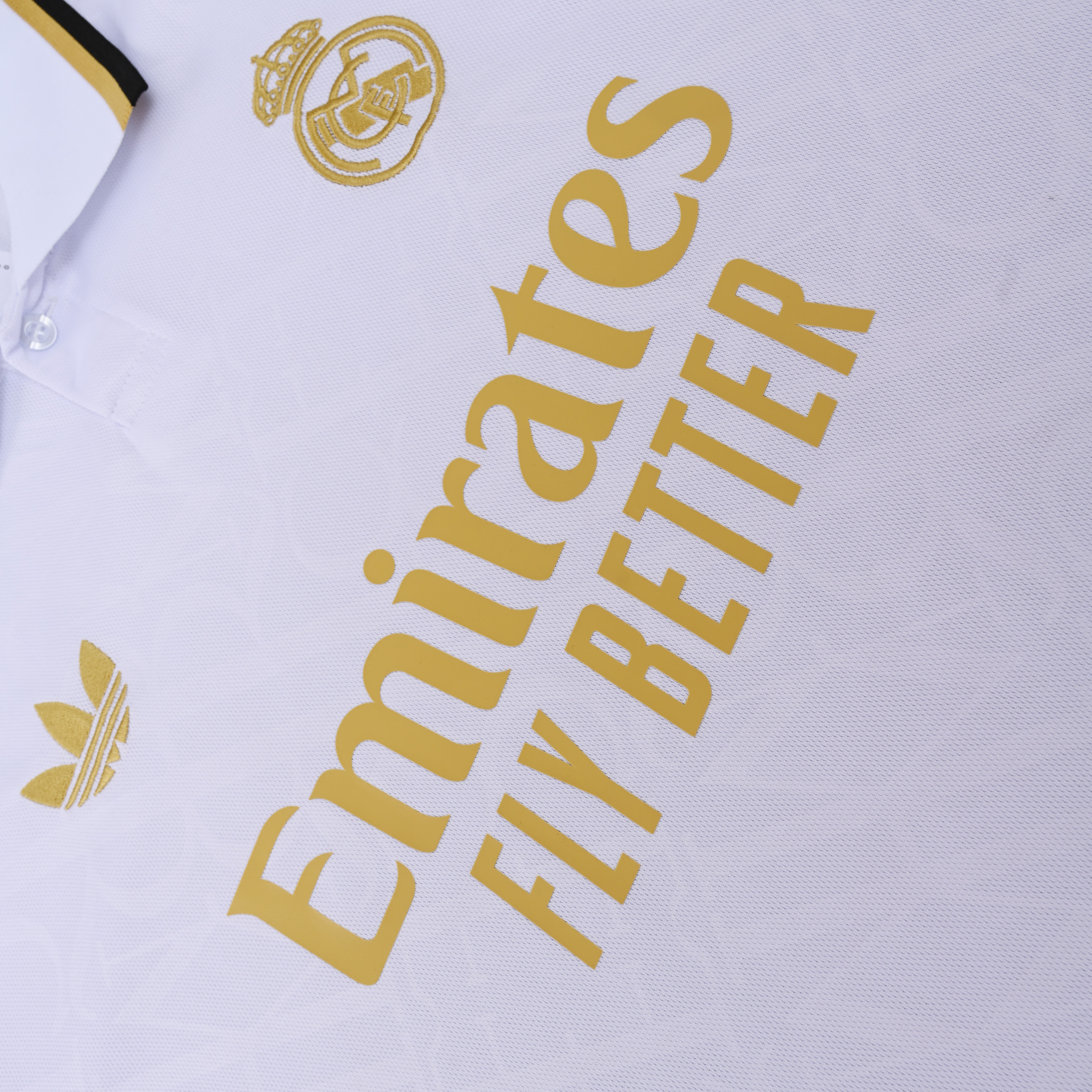 25-26 Real Madrid White Polo/25-26皇马白色Polo