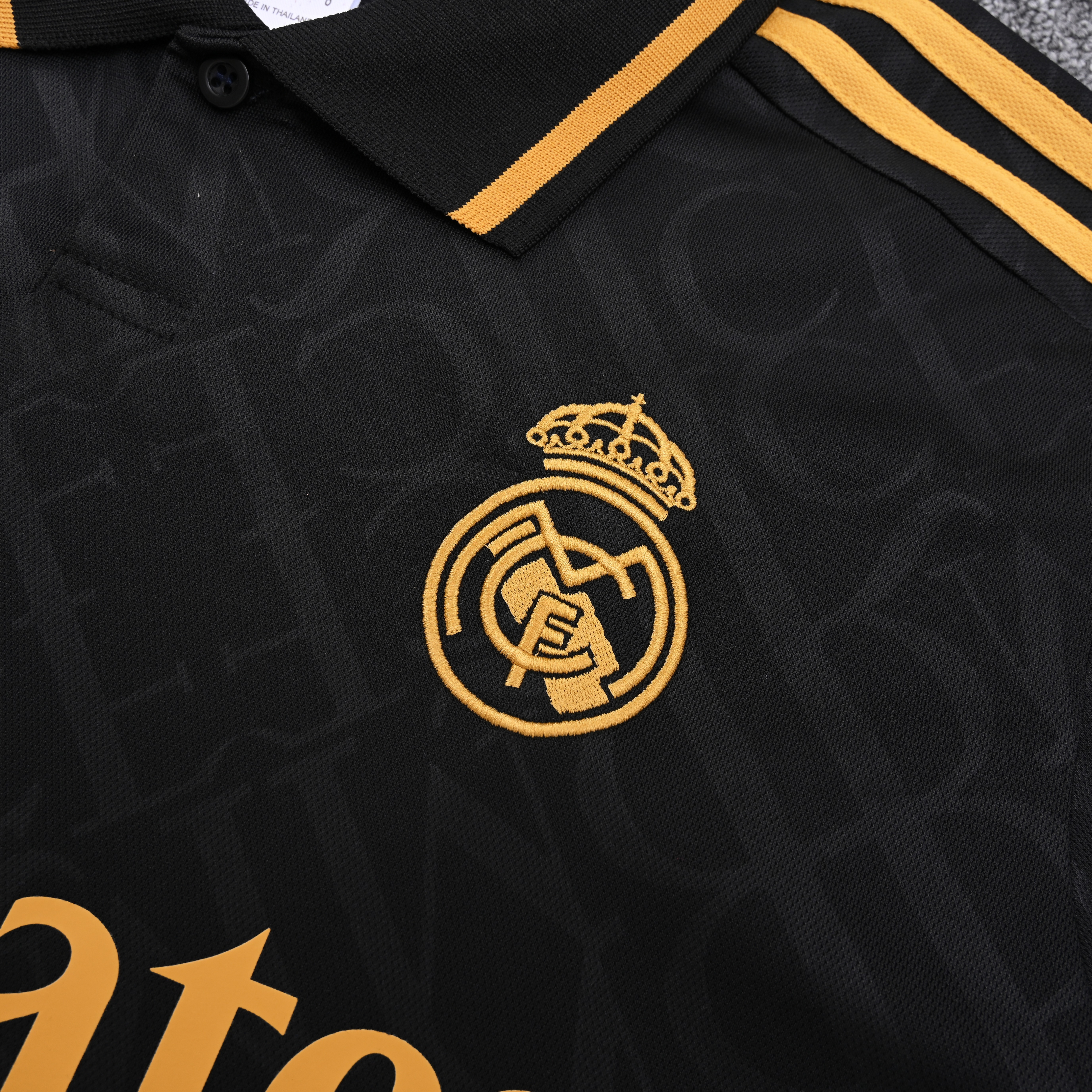 25-26 Real Madrid Black Polo/25-26皇马黑色Polo