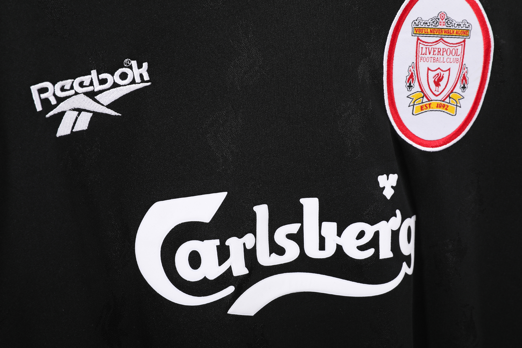 96-97 Liverpool Black Retro Jersey/96-97利物浦黑色复古