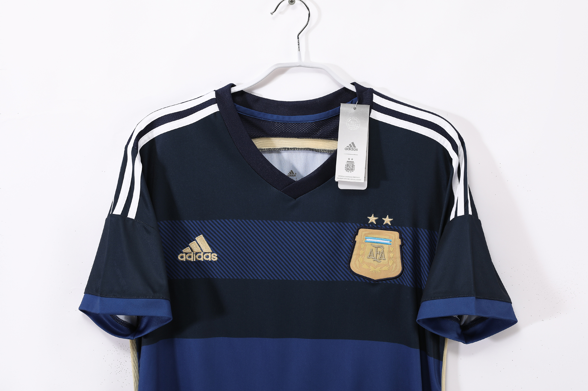2014 Argentina Away Retro Jersey/2014阿根廷客场